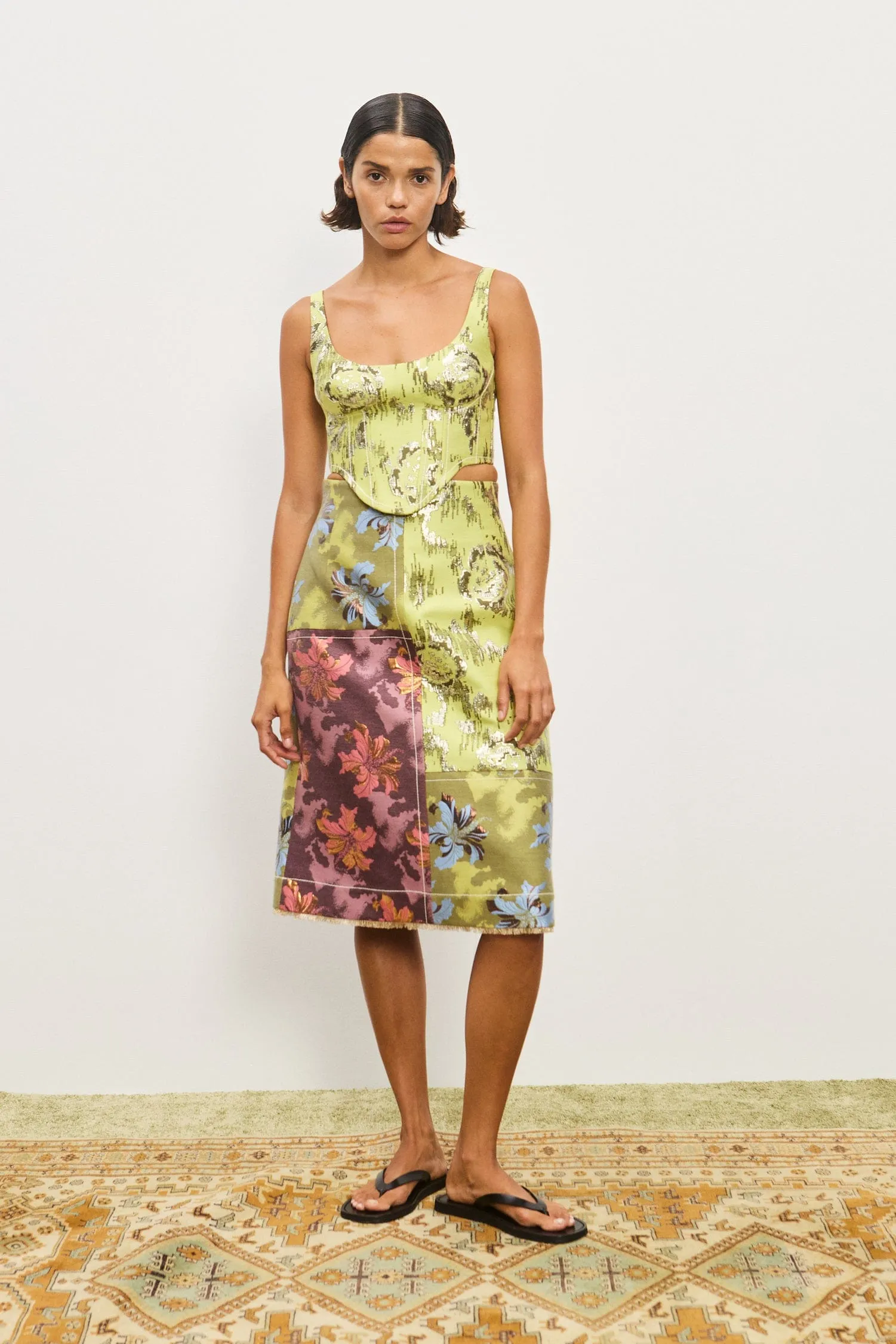ADRIANA JACQUARD SKIRT sold by Alemais product image thumbnail 2