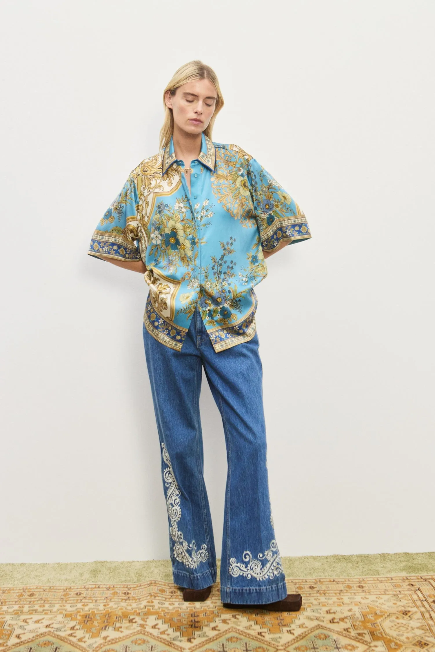 CASSIE SILK SHIRT sold by Alemais product image thumbnail 2