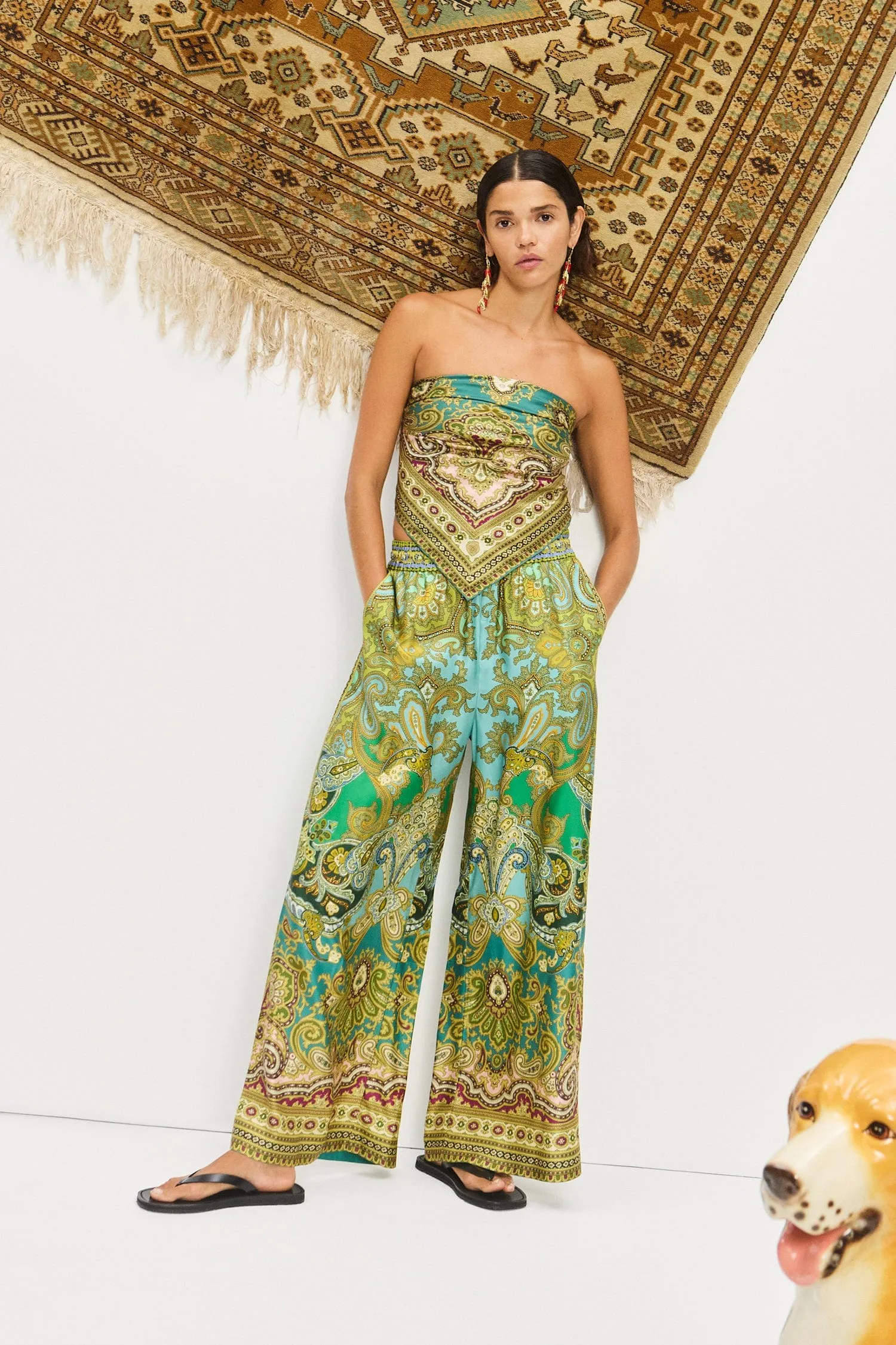 CLEMENZA SILK PANT sold by Alemais product image thumbnail 2