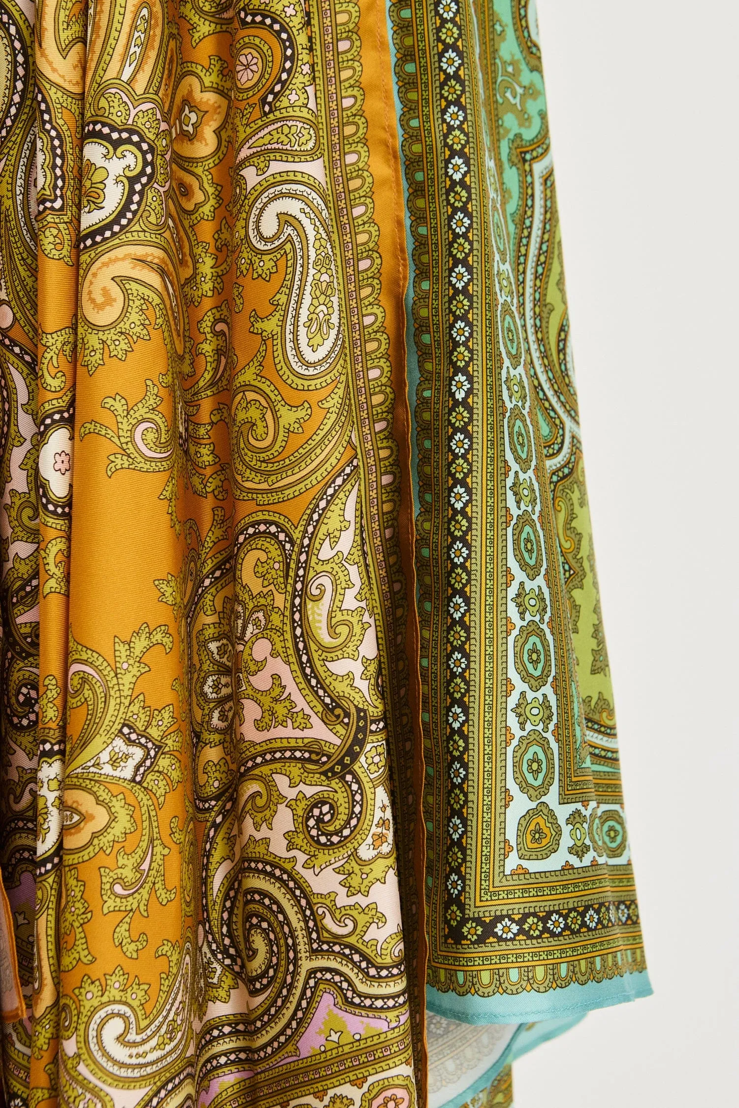 CLEMENZA SPLICED SCARF SILK SKIRT sold by Alemais product image thumbnail 5