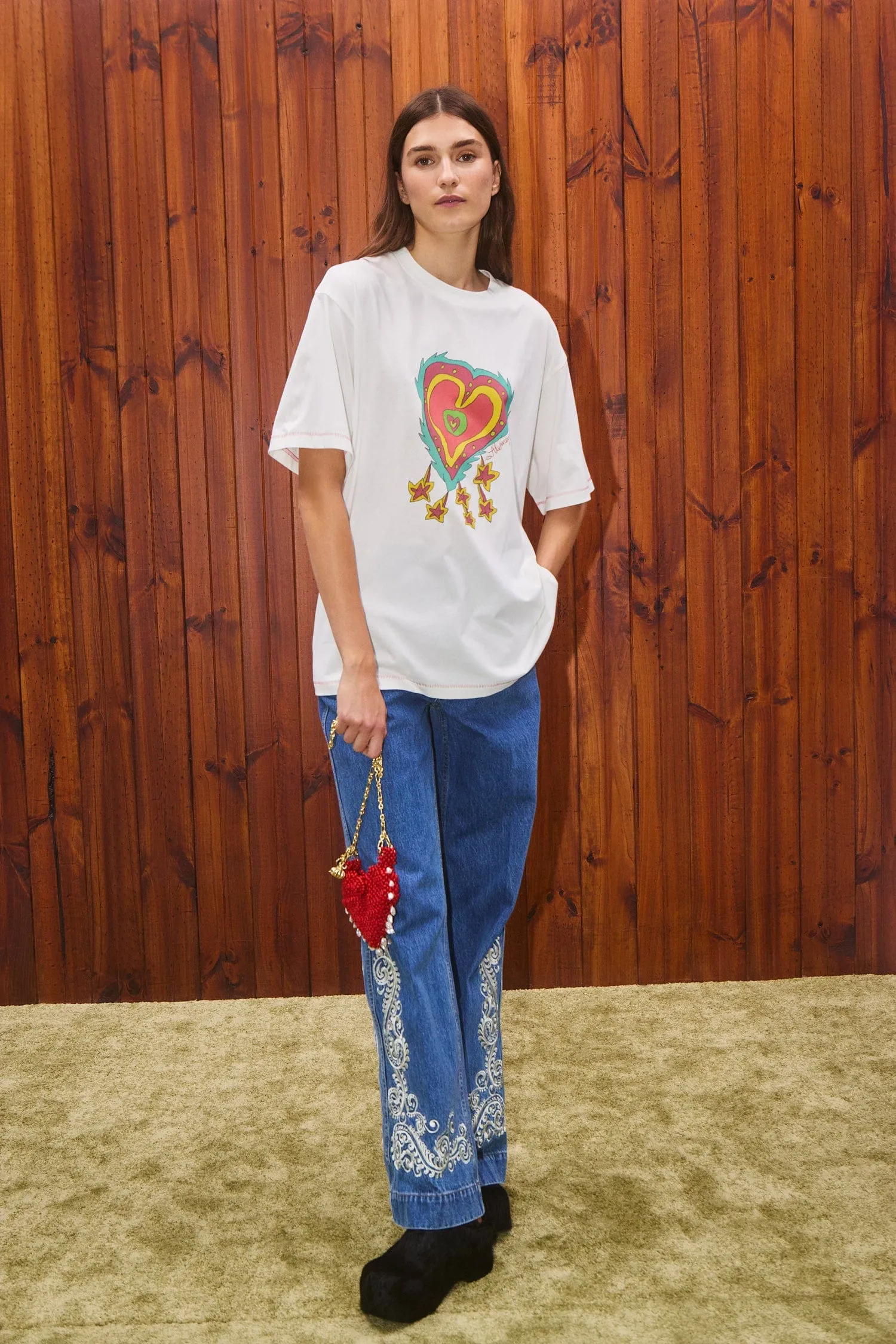 CONTESSA HEART TEE sold by Alemais product image thumbnail 2