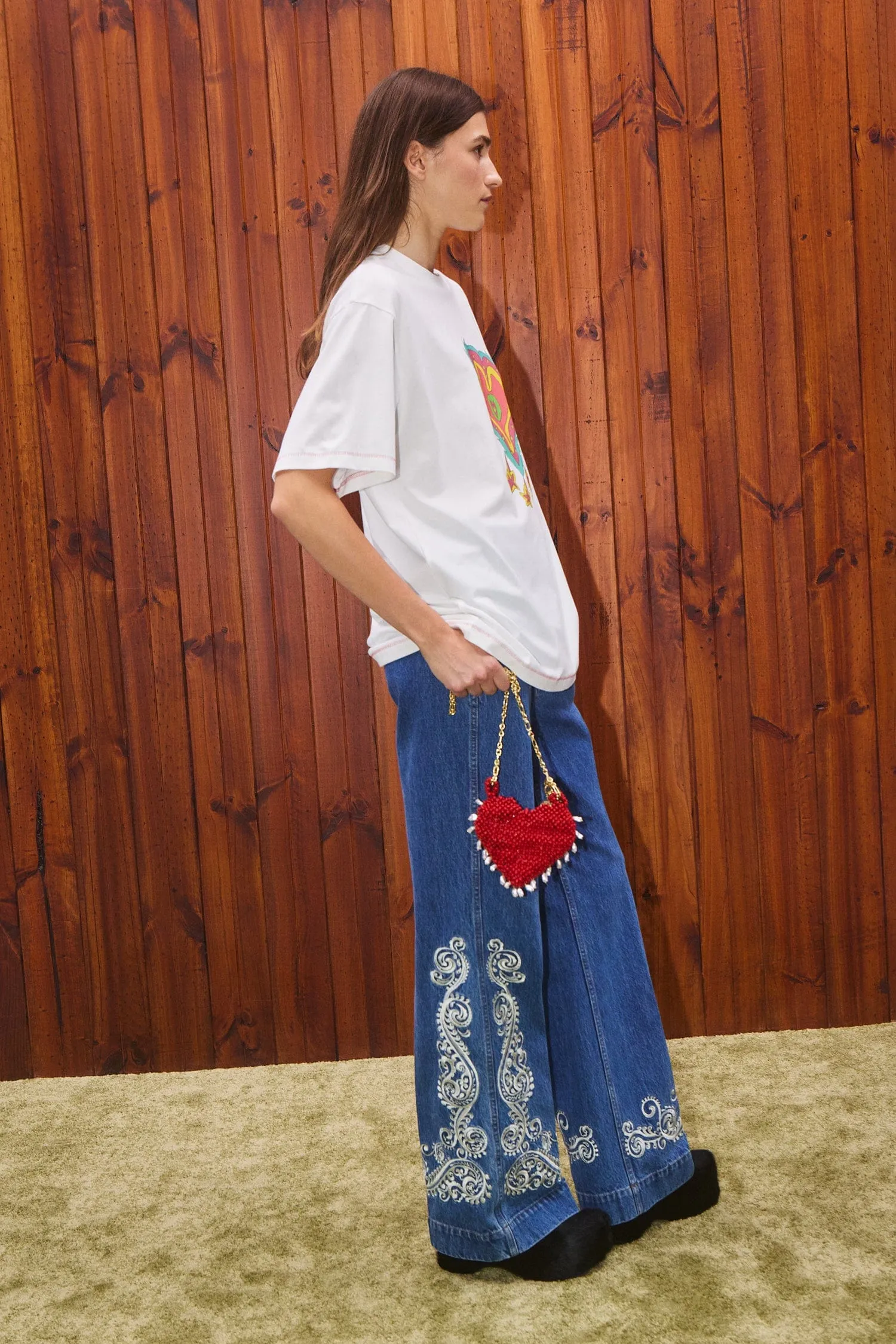 CONTESSA HEART TEE sold by Alemais product image thumbnail 3