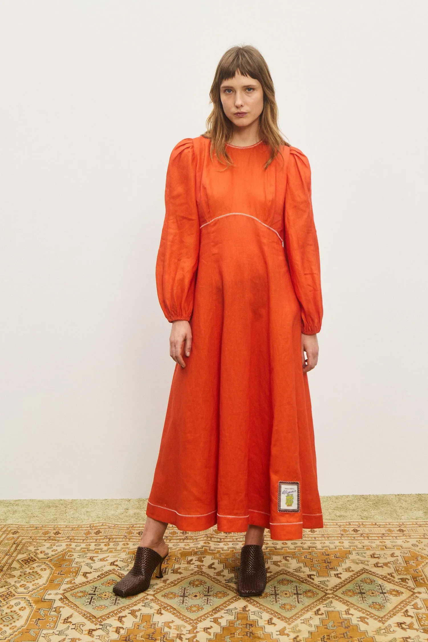 CONTESSA LONG SLEEVE MIDI DRESS sold by Alemais product image thumbnail 2