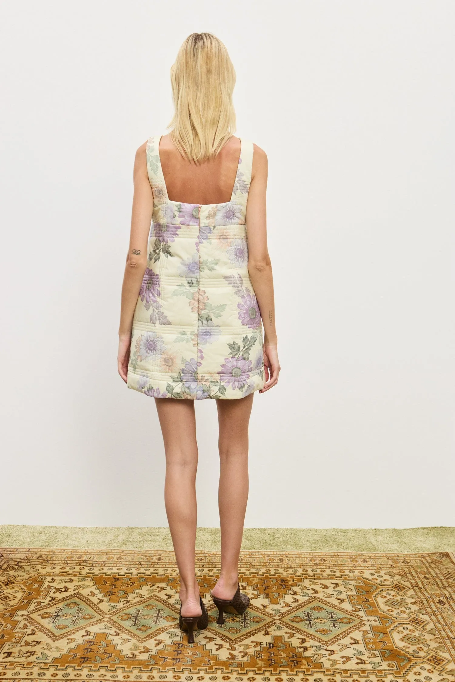 DONELLA QUILTED MINI DRESS sold by Alemais product image thumbnail 4