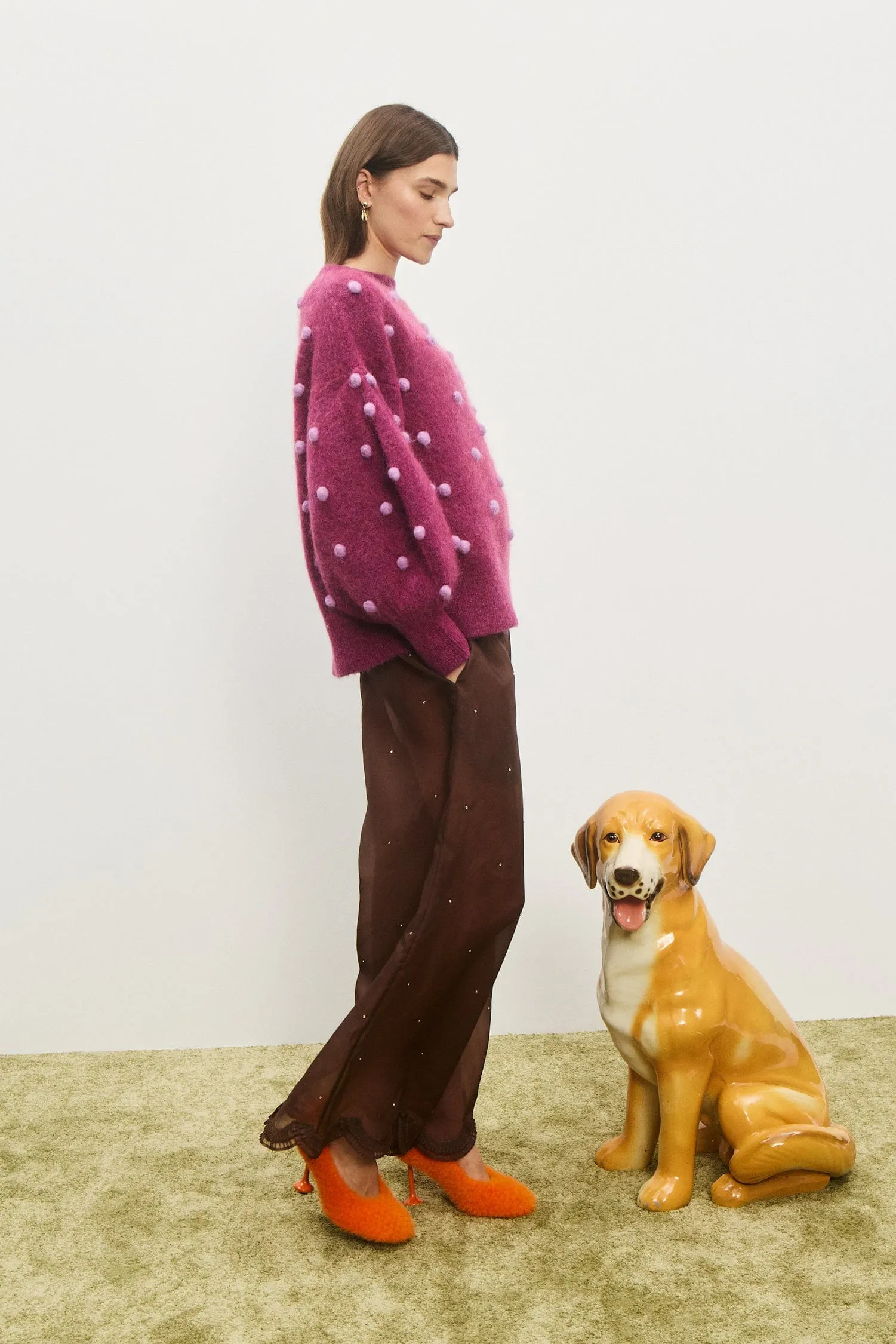 ELIA MULBERRY BALLOON SWEATER sold by Alemais product image thumbnail 3