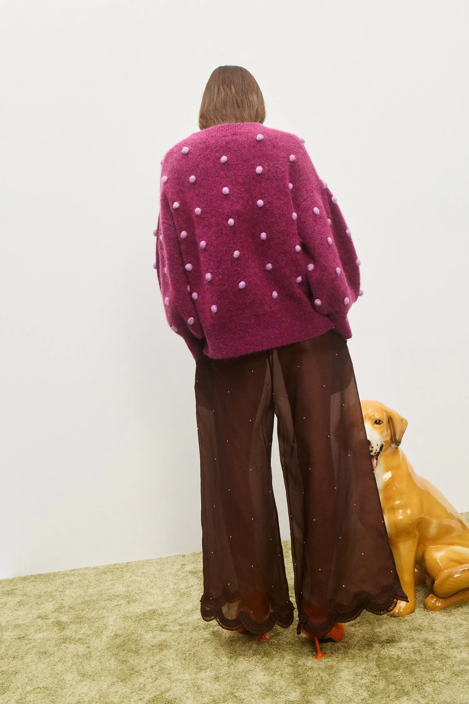 ELIA MULBERRY BALLOON SWEATER sold by Alemais product image thumbnail 5