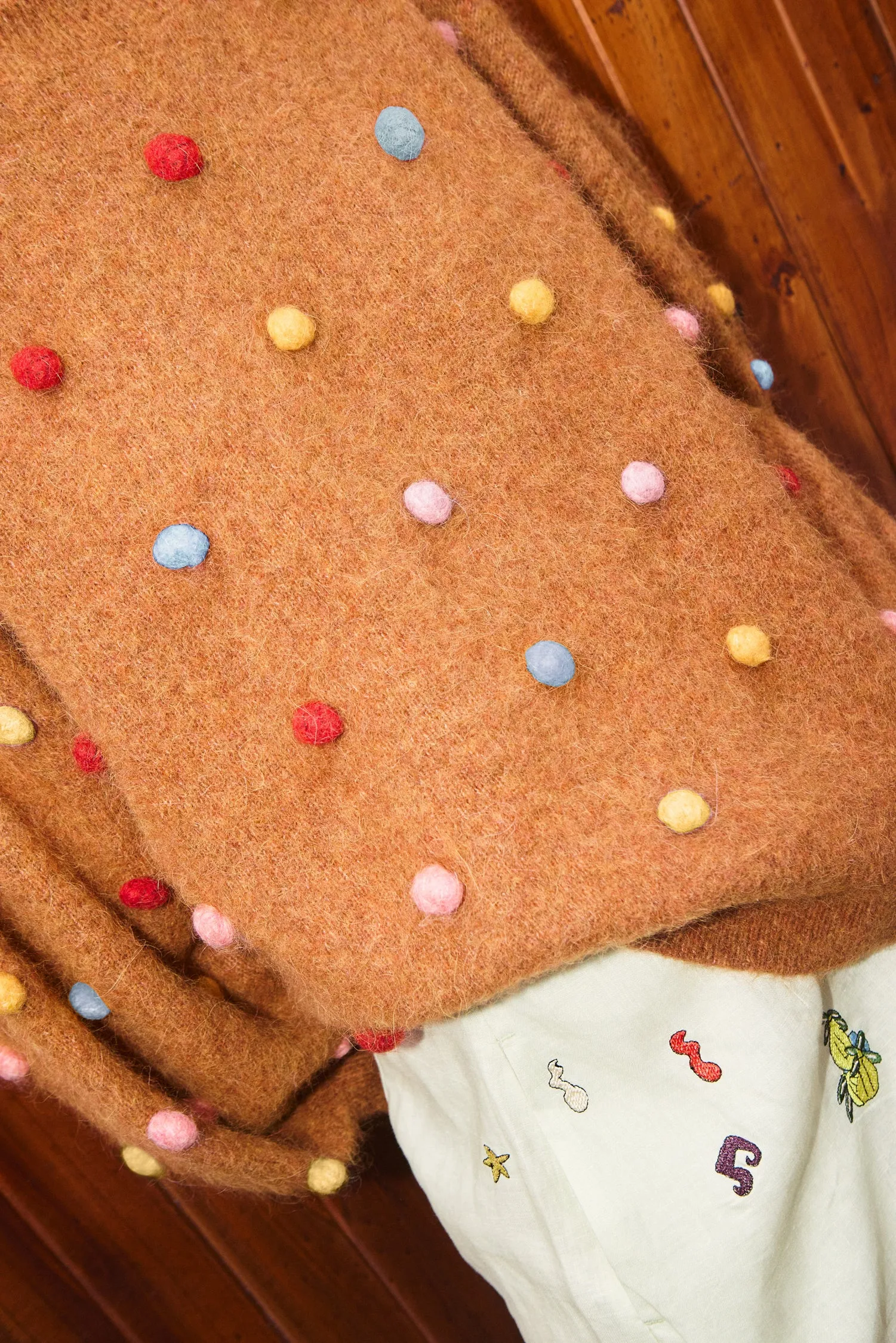 ELIA TOBACCO BALLOON SWEATER sold by Alemais product image thumbnail 5