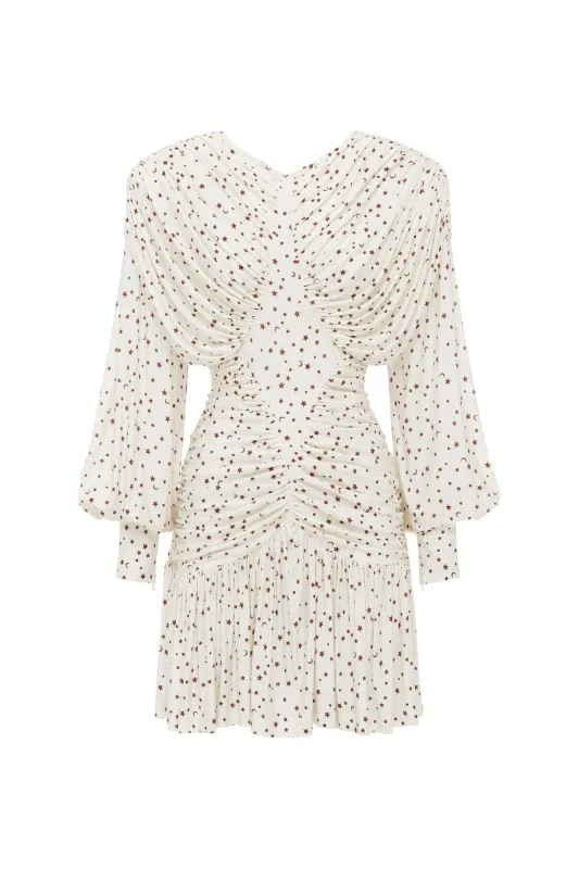 ETTA RUCHED MINI DRESS sold by Alemais