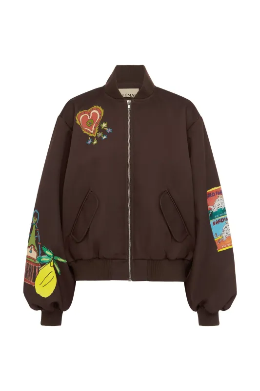 FREDO BOMBER JACKET sold by Alemais