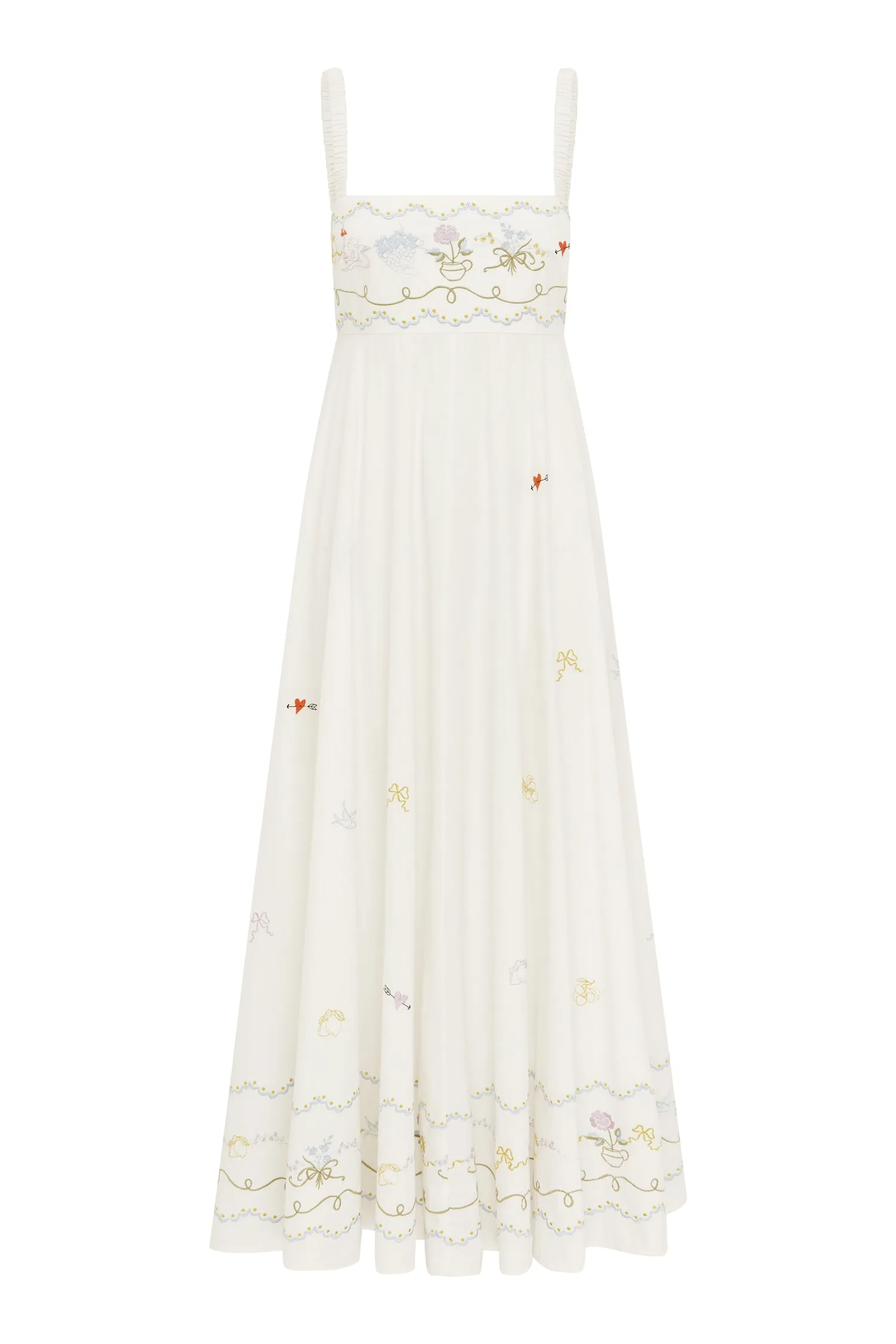 GIULIA EMBROIDERED SUNDRESS sold by Alemais