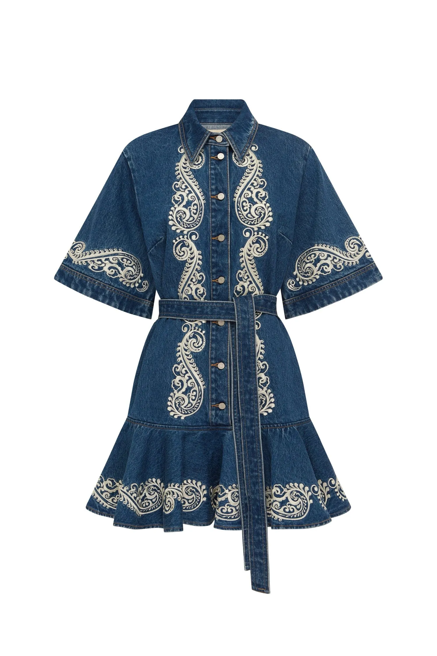 JACONES DENIM MINI DRESS sold by Alemais