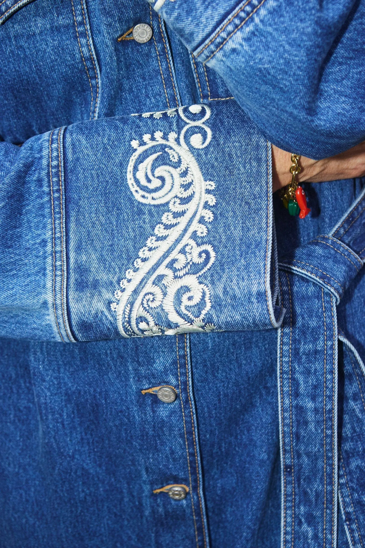 JACONES DENIM SHIRTDRESS sold by Alemais product image thumbnail 5