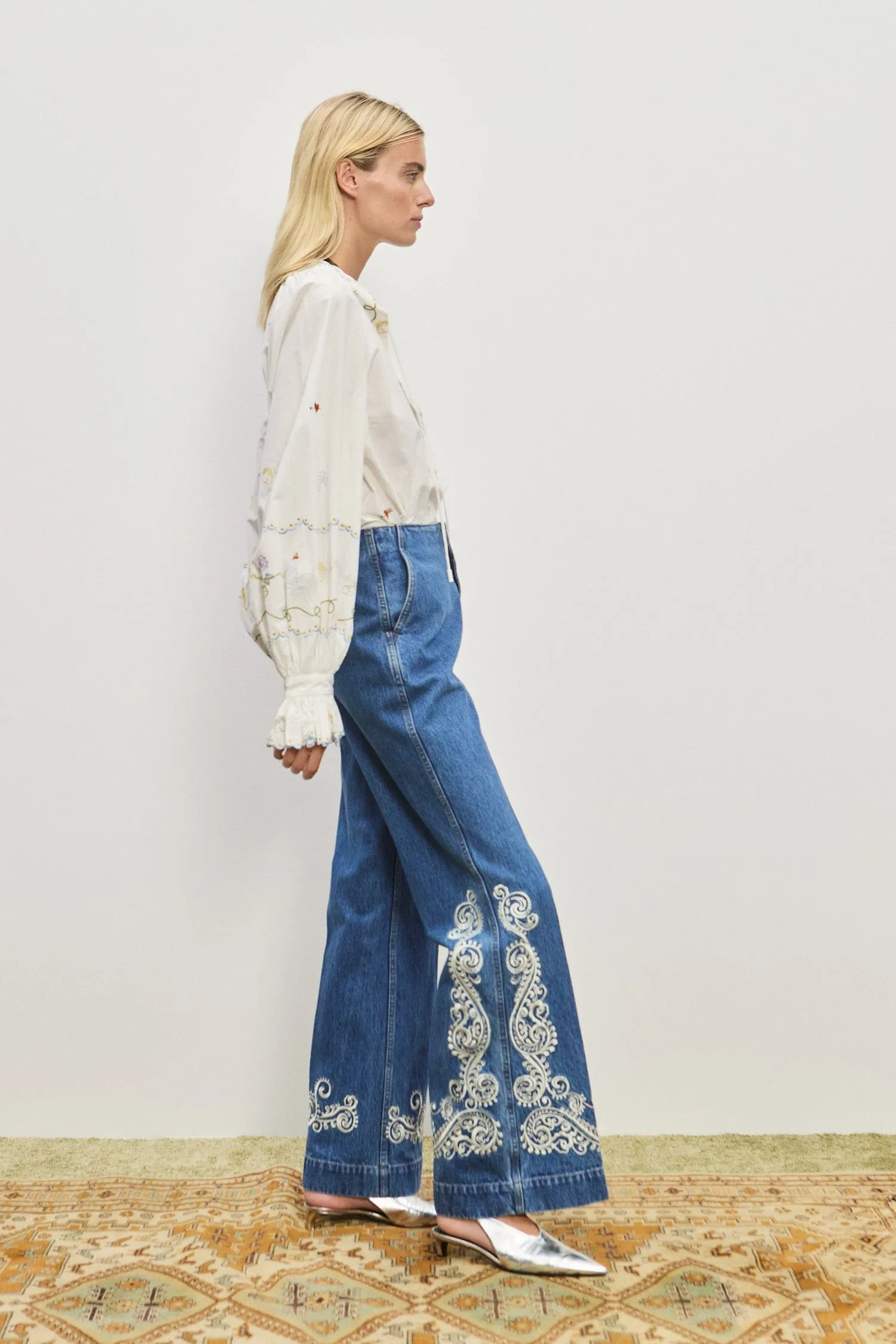 JACONES FLARE DENIM JEAN sold by Alemais product image thumbnail 3