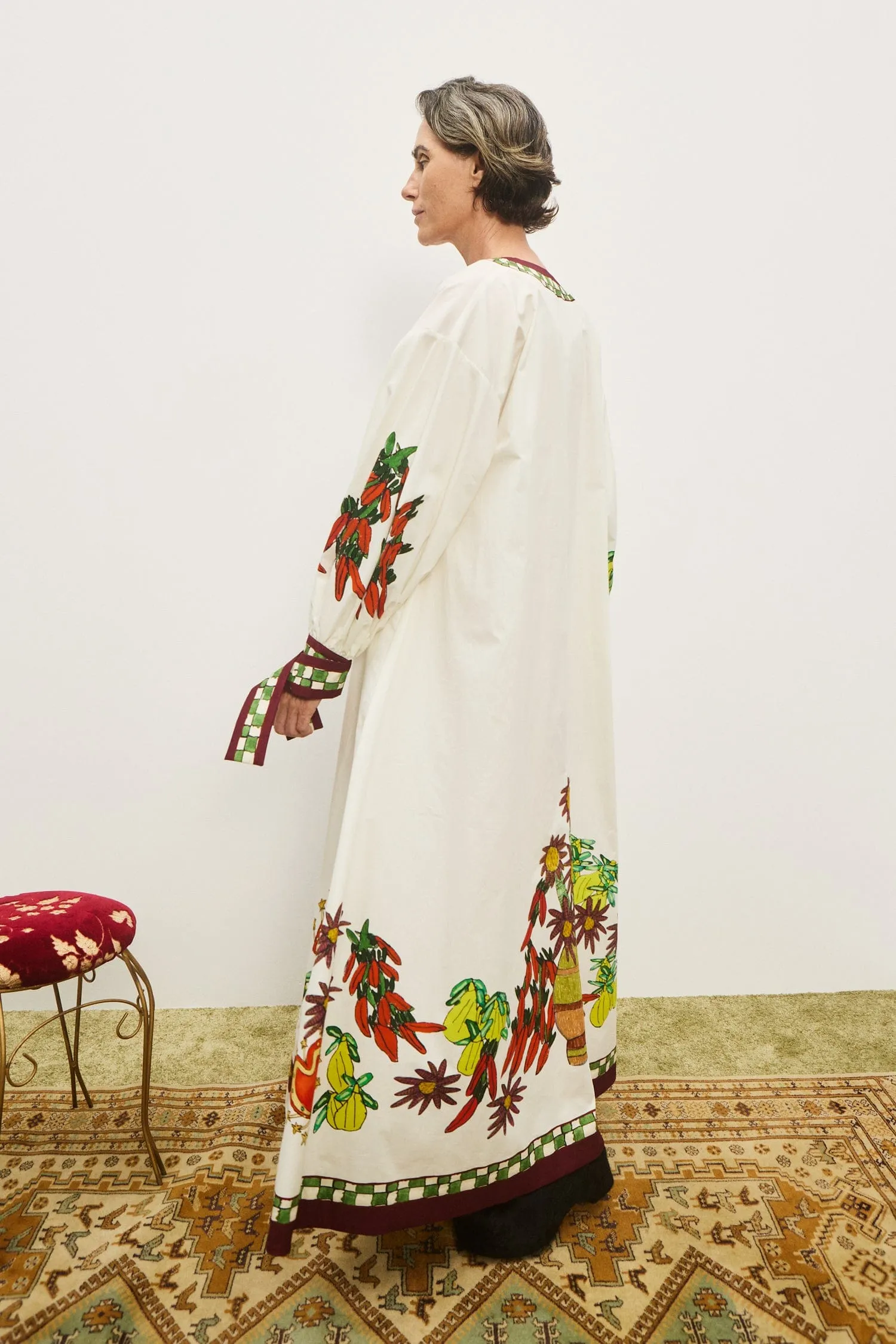 KATERINA V NECK MIDI DRESS sold by Alemais product image thumbnail 4