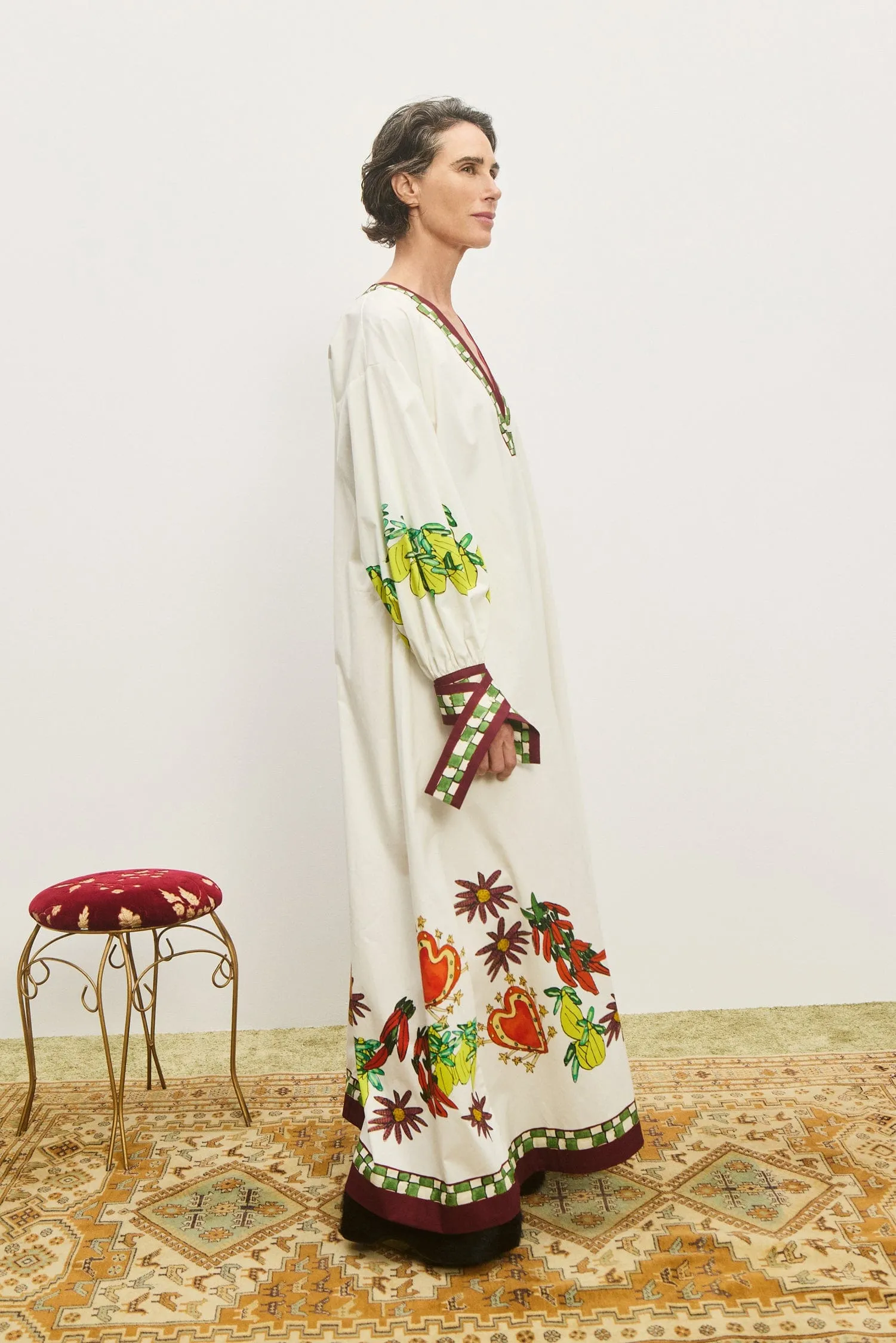 KATERINA V NECK MIDI DRESS sold by Alemais product image thumbnail 3