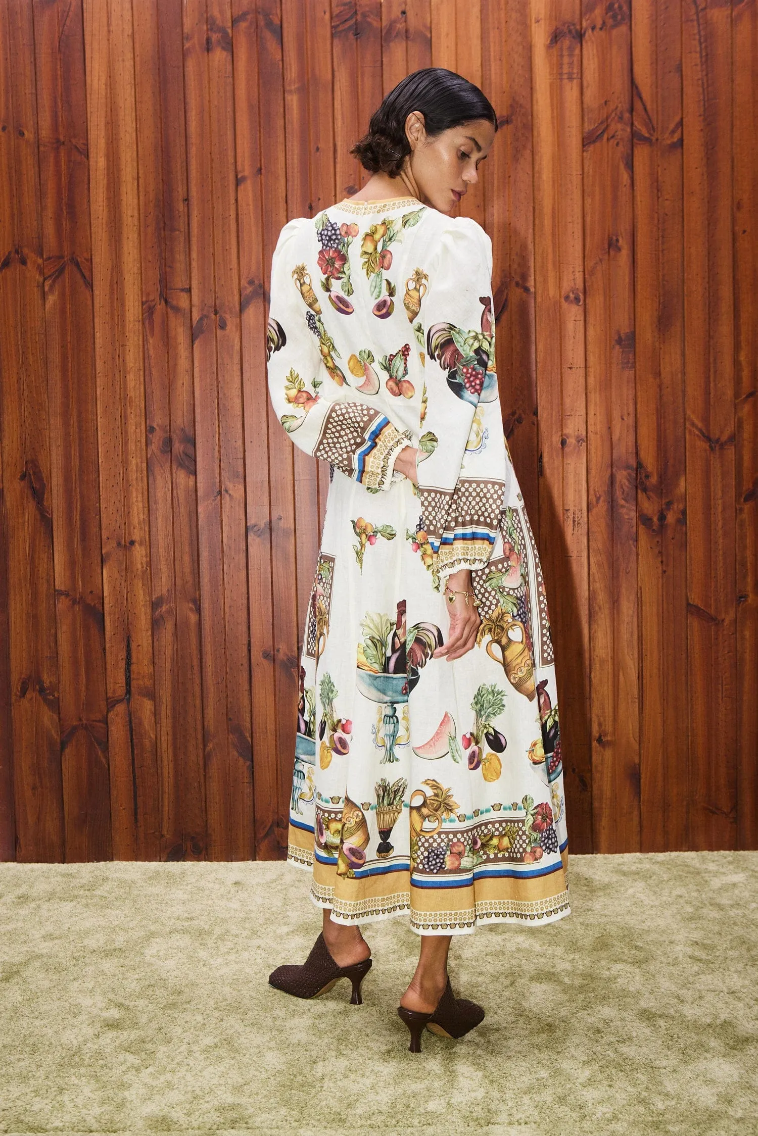 MERCADO MIDI DRESS sold by Alemais product image thumbnail 4