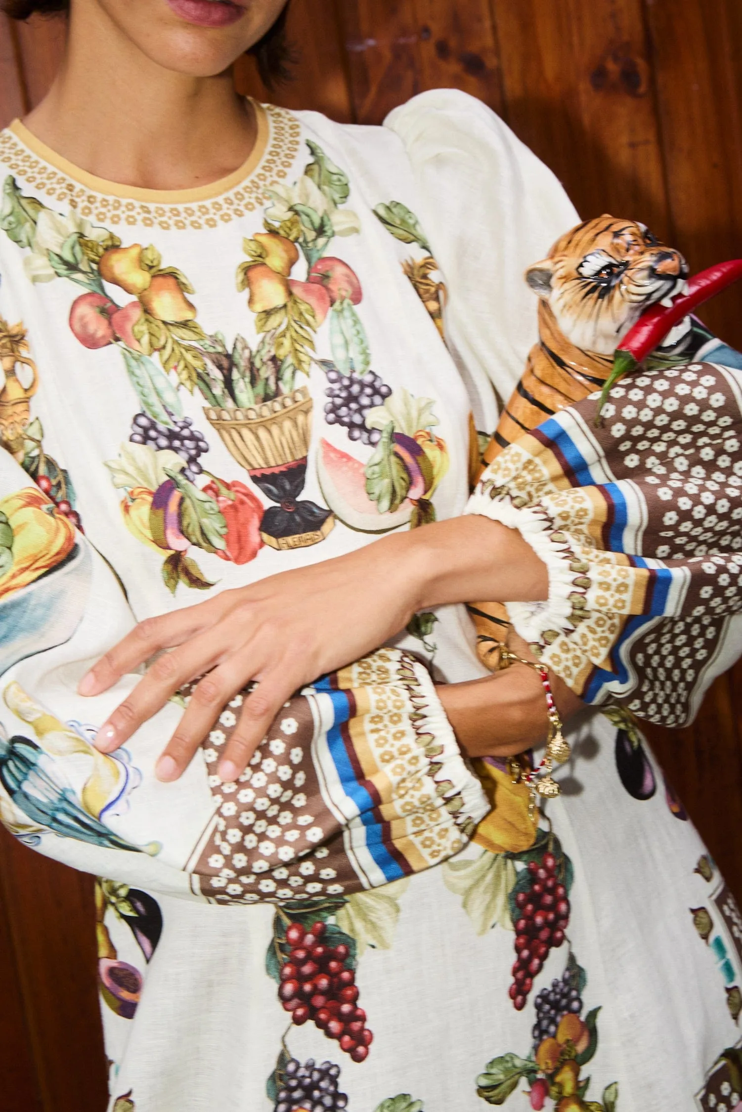 MERCADO MIDI DRESS sold by Alemais product image thumbnail 5