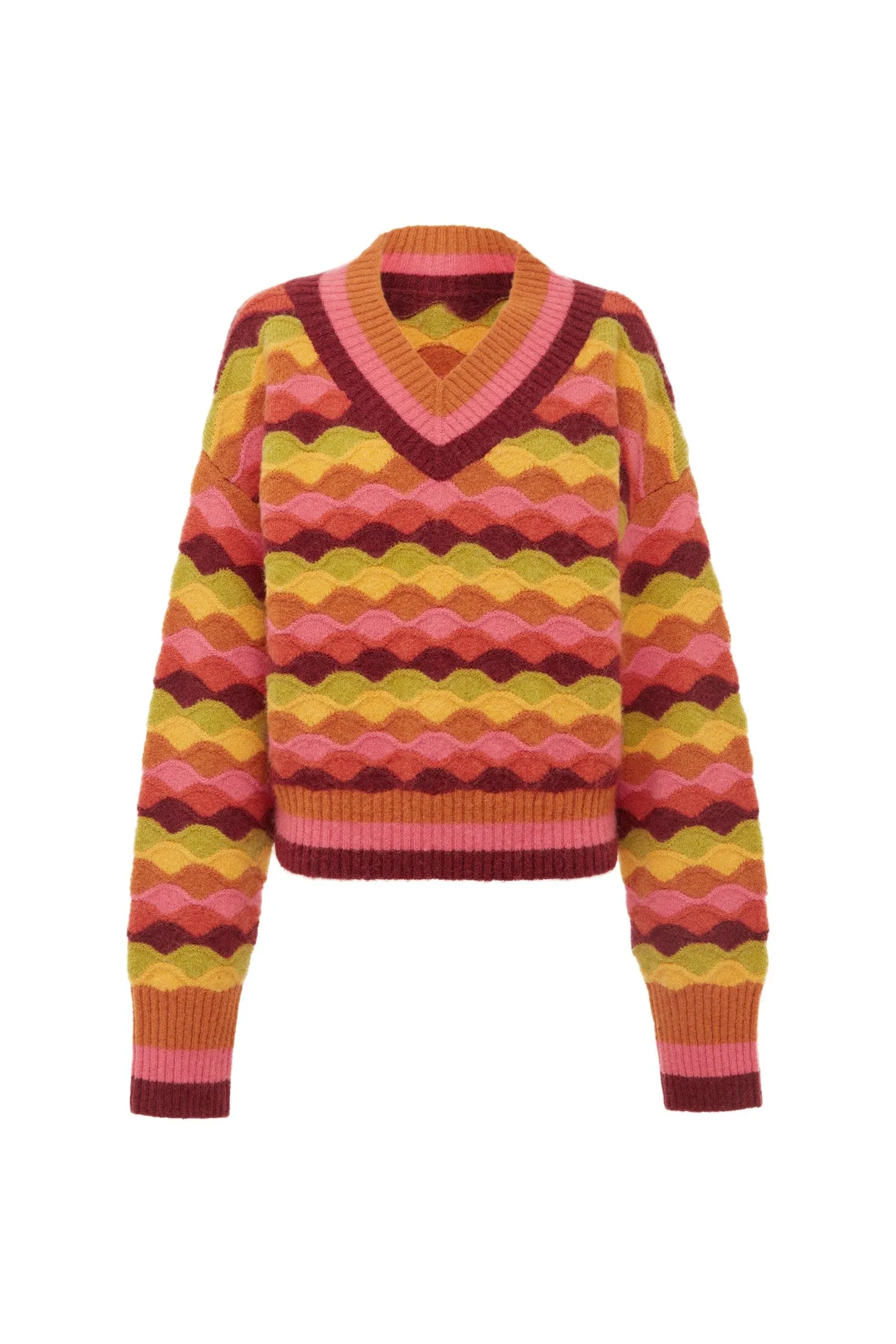 ROCCO V NECK SWEATER sold by Alemais