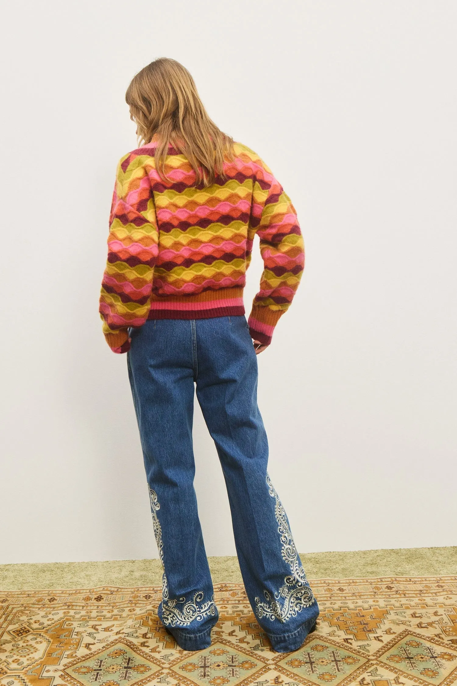 ROCCO V NECK SWEATER sold by Alemais product image thumbnail 4