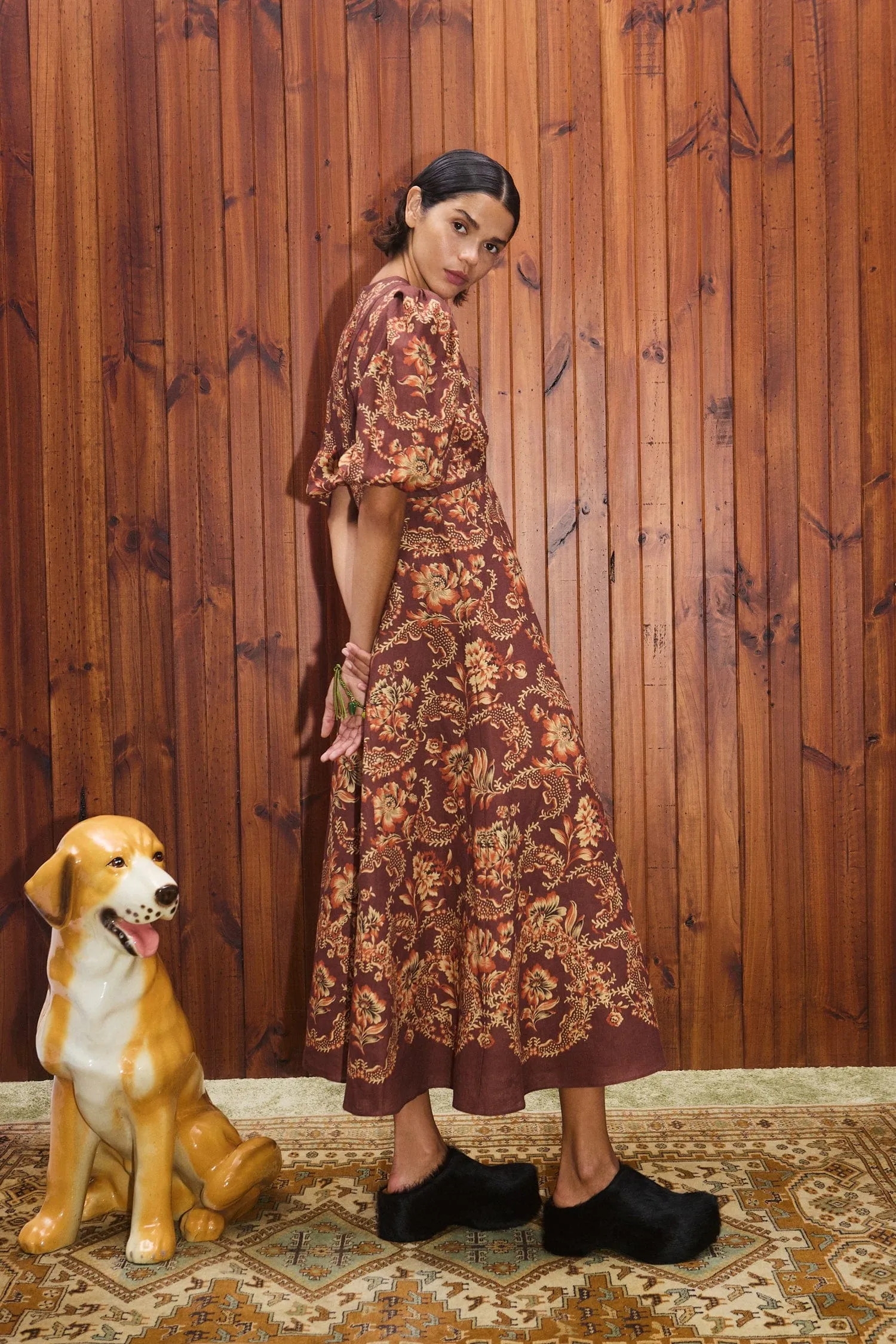 SERAPHINA MIDI DRESS sold by Alemais product image thumbnail 3