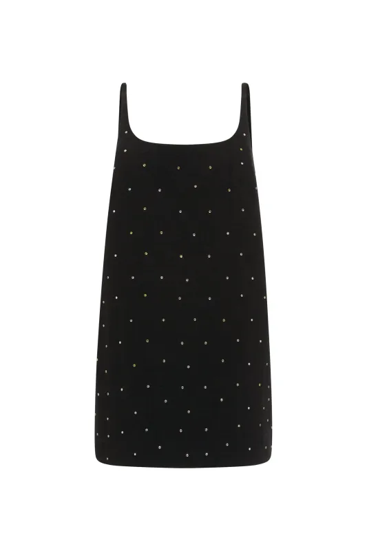 SIMONA DENIM MINI DRESS made by Alemais