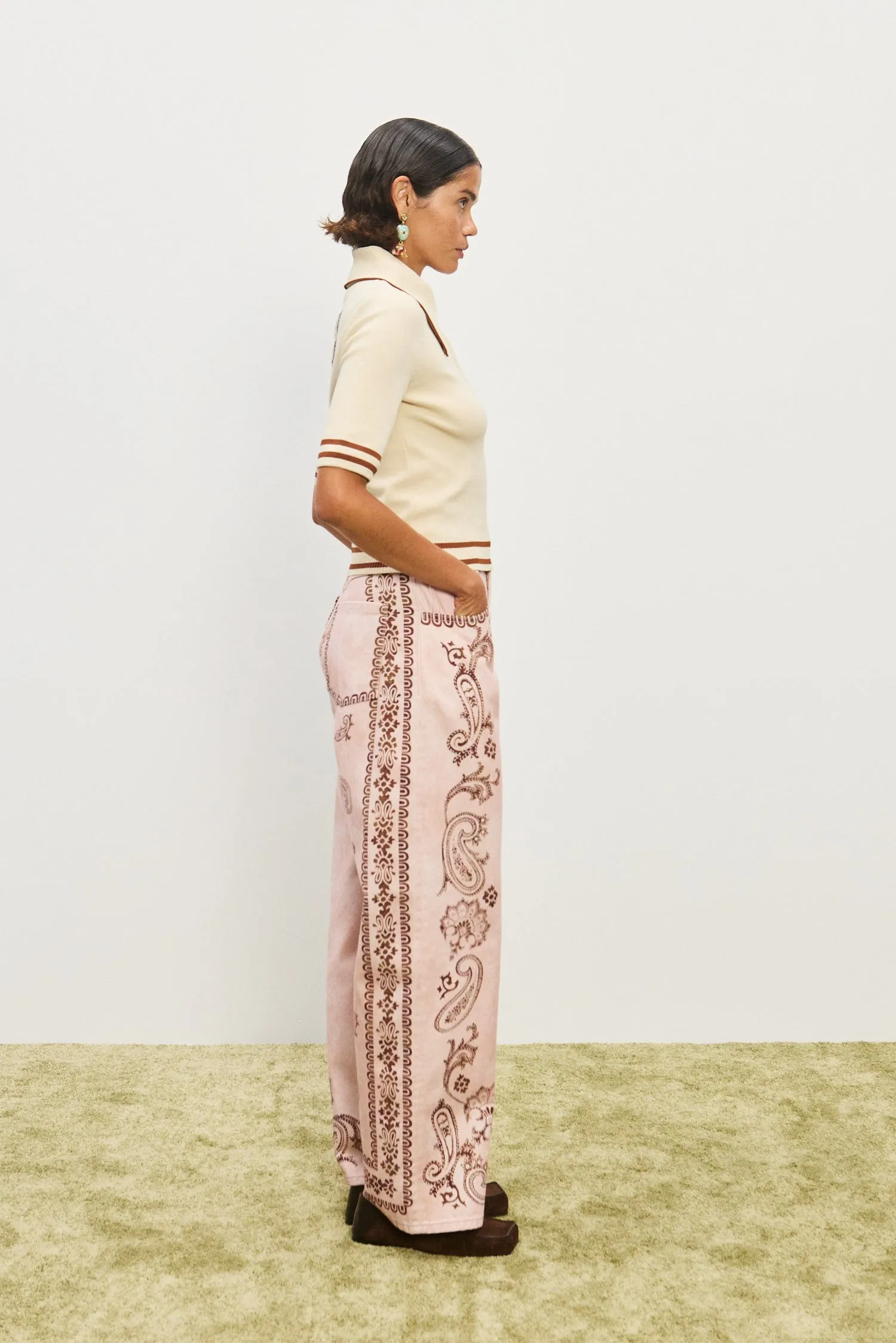 SORA KNIT POLO sold by Alemais product image thumbnail 3