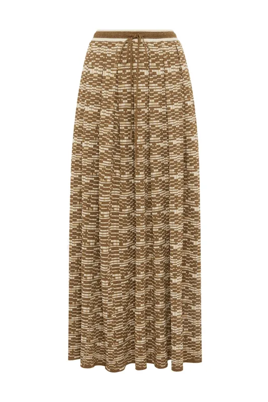 STEFANIE KNIT SKIRT sold by Alemais