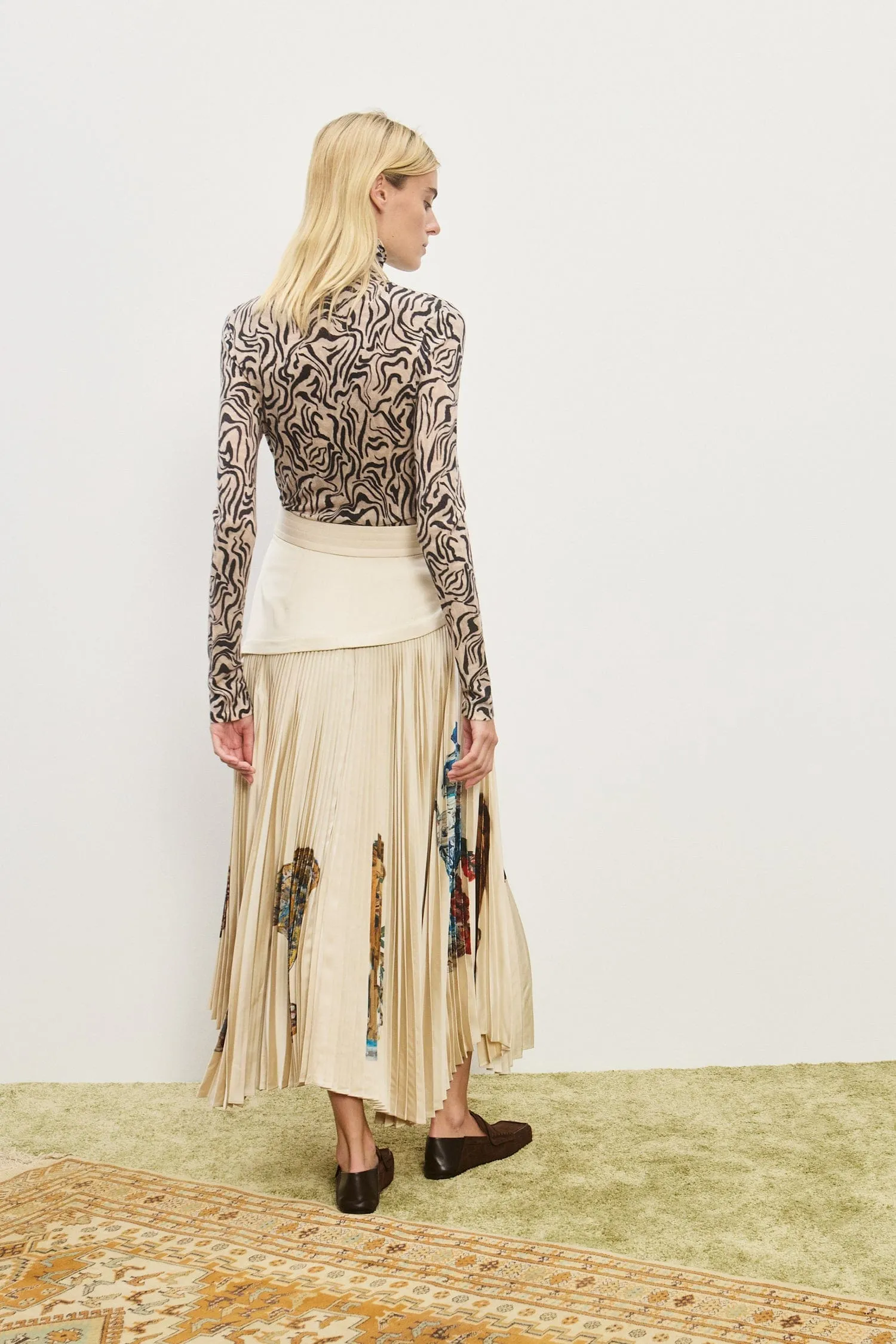 ORAZIO PLEATED SKIRT sold by Alemais product image thumbnail 4