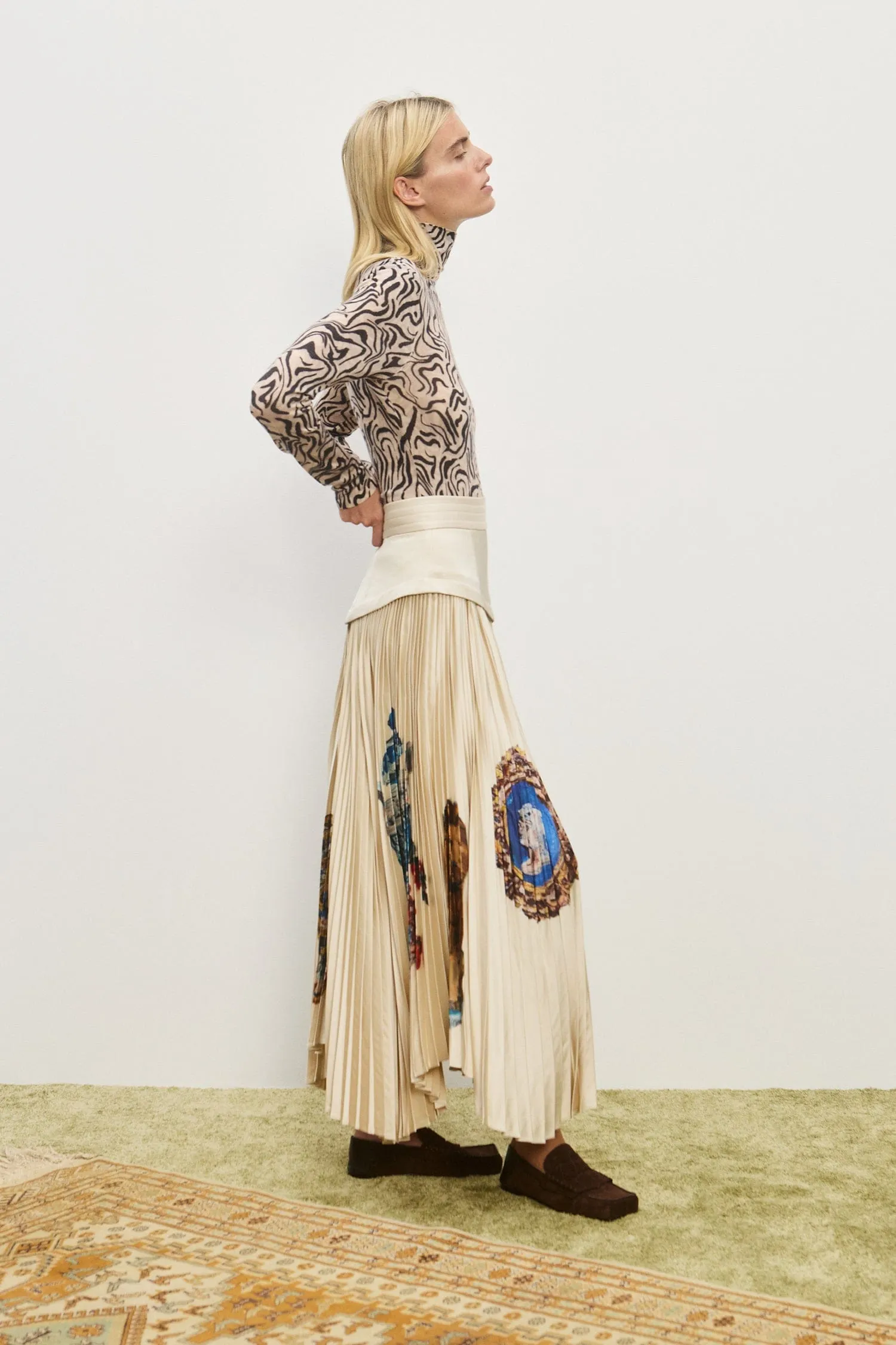 ORAZIO PLEATED SKIRT sold by Alemais product image thumbnail 3