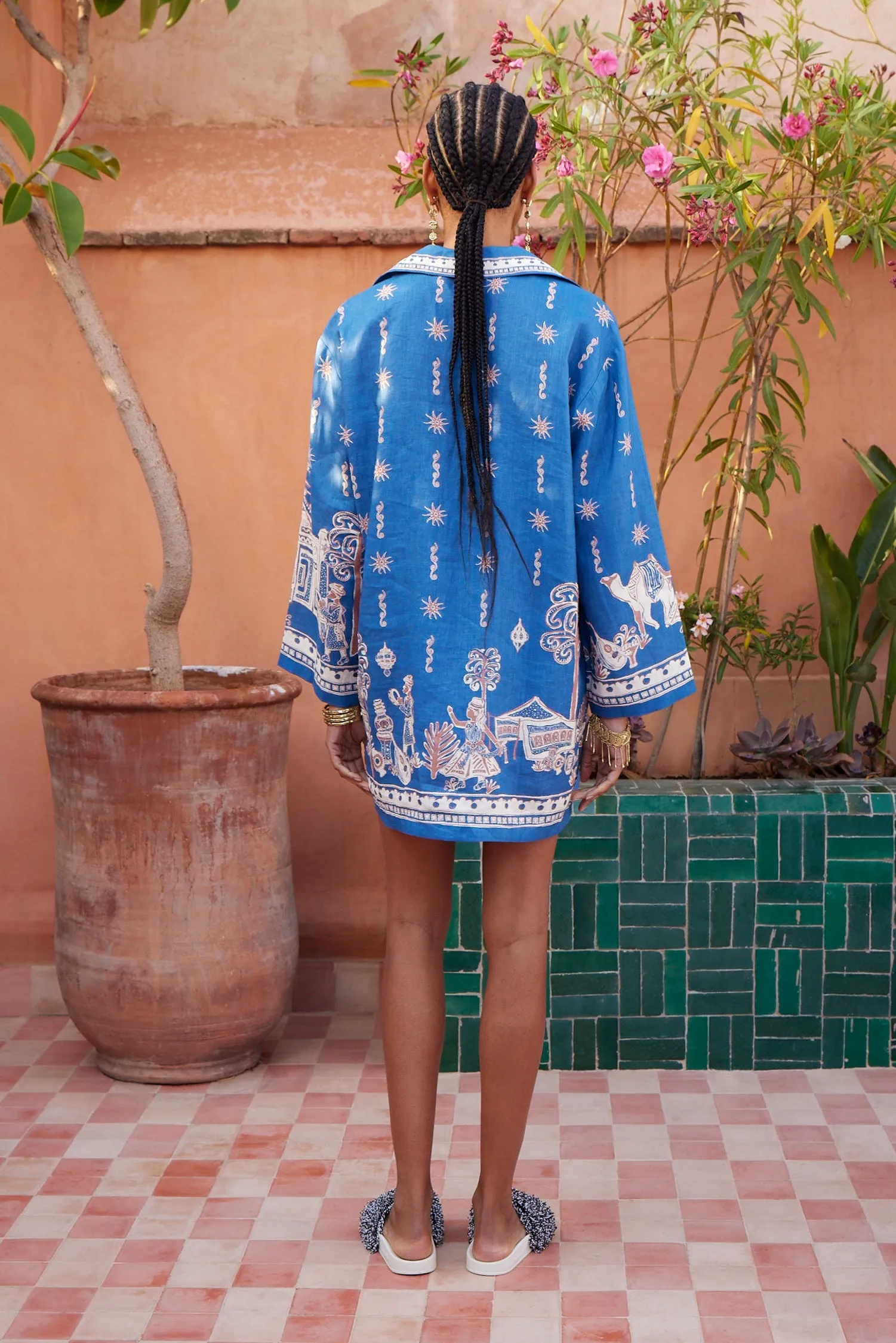 ACACIA LONG SLEEVE MINI DRESS sold by Alemais product image thumbnail 4