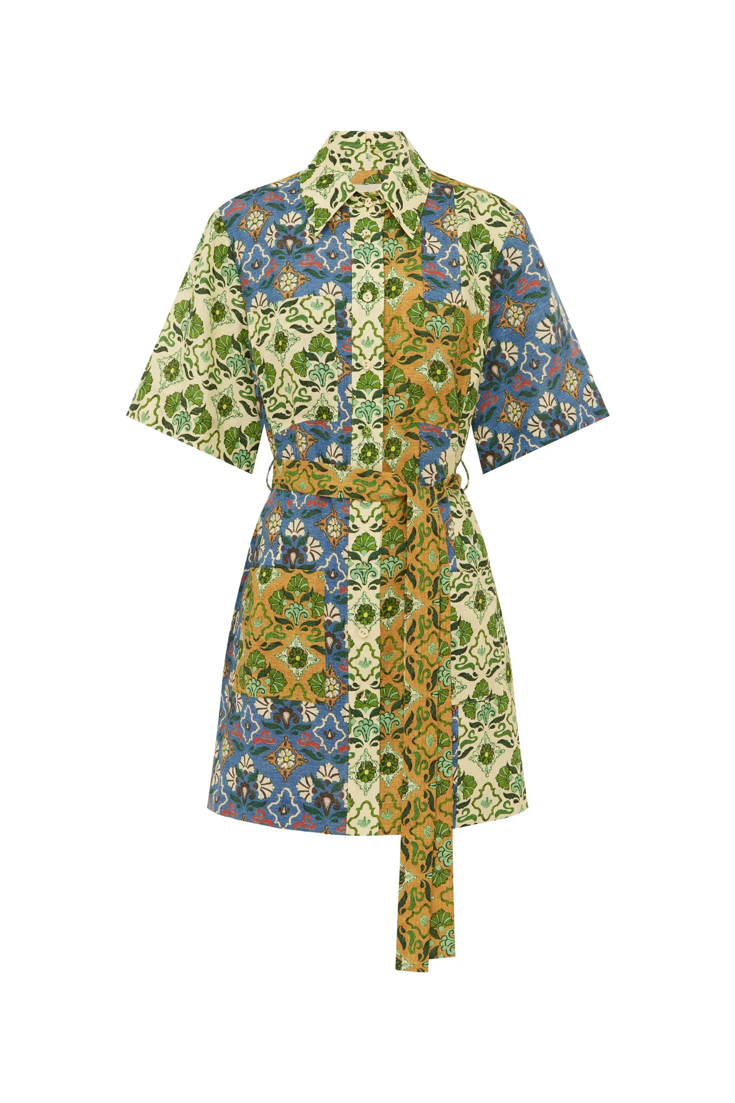 ALI SPLICED MINI DRESS sold by Alemais