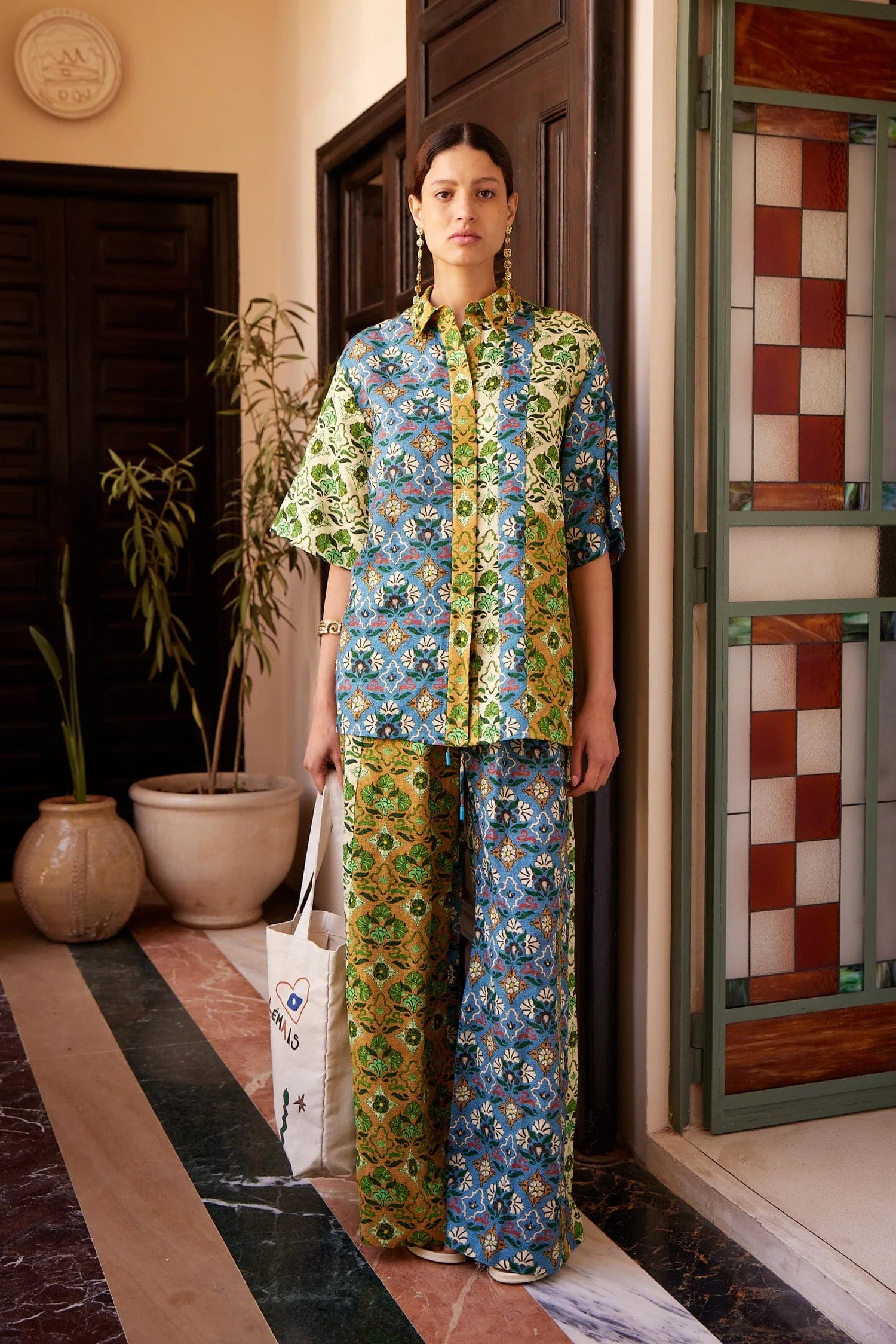 ALI SPLICED SHIRT sold by Alemais product image thumbnail 2