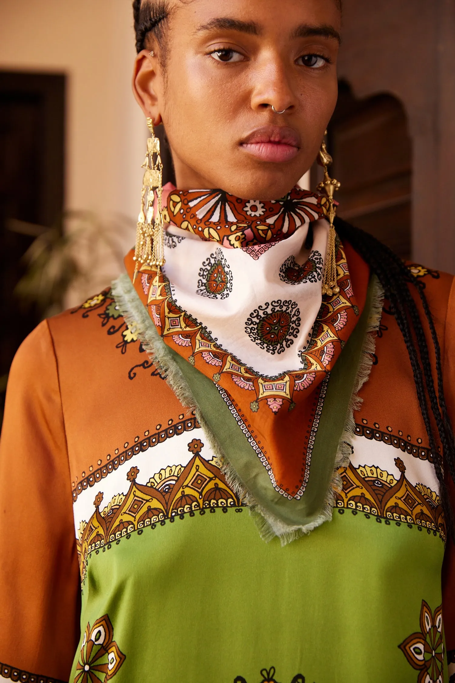 CONTINA MIDI COTTON SCARF sold by Alemais product image thumbnail 2