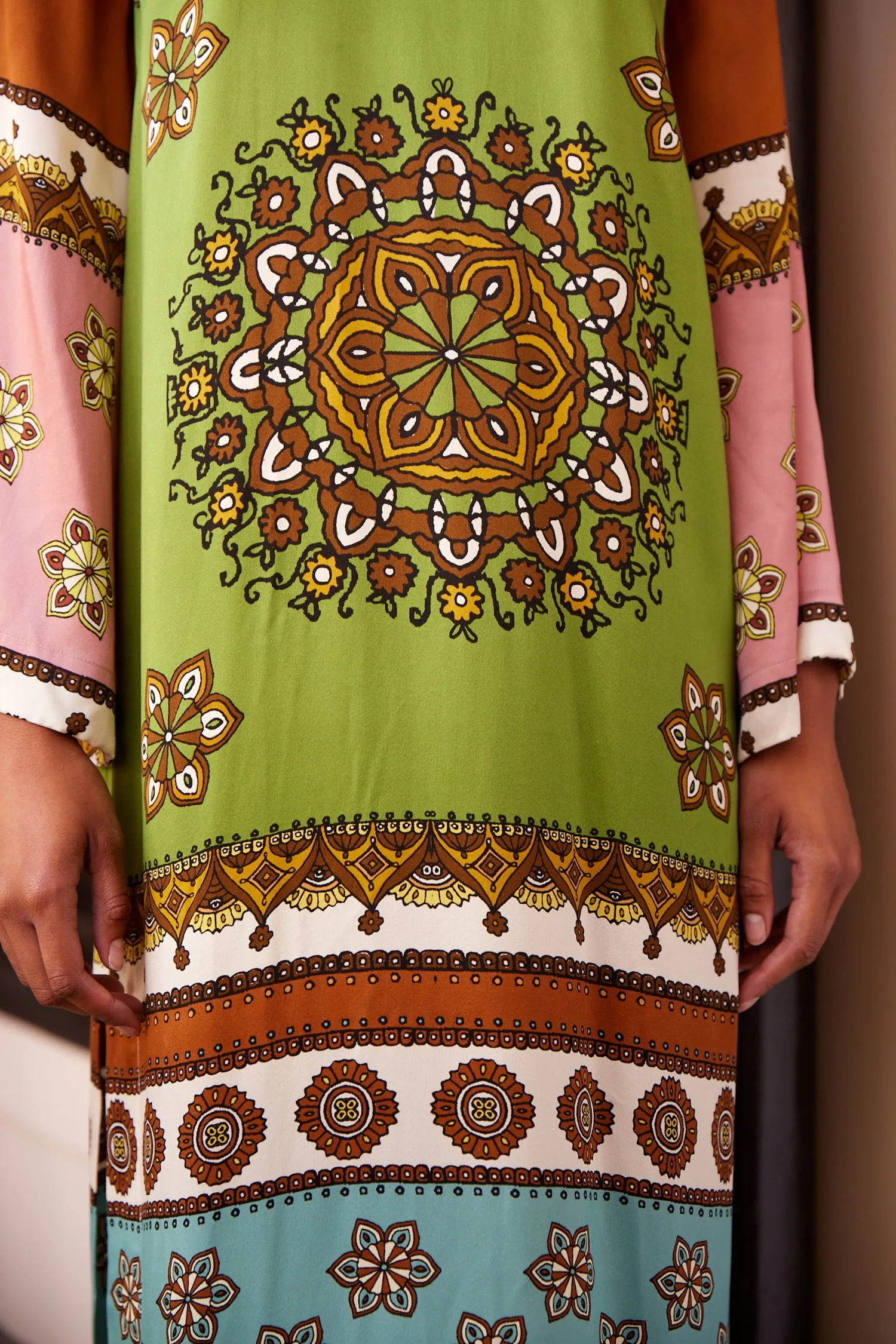 CONTINA SILK MIDI DRESS sold by Alemais product image thumbnail 5