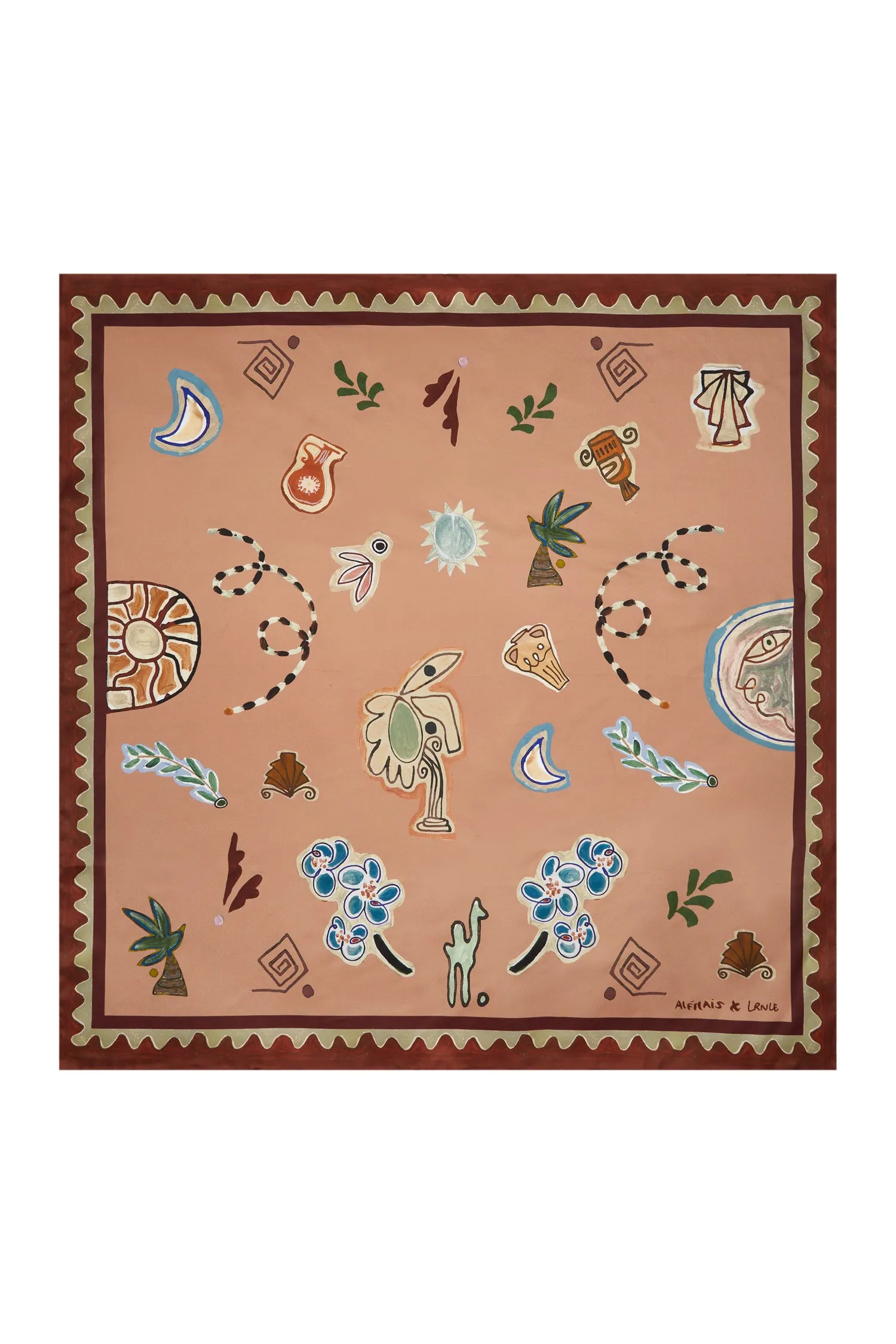 LAURENCE SILK SCARF sold by Alemais