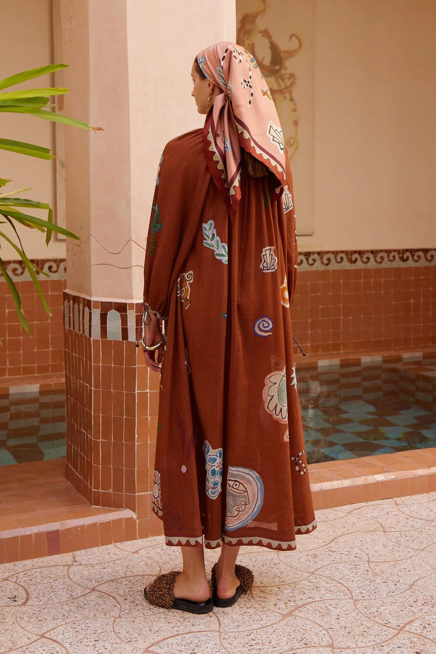 LAURENCE TIE FRONT SHIRTDRESS sold by Alemais product image thumbnail 4