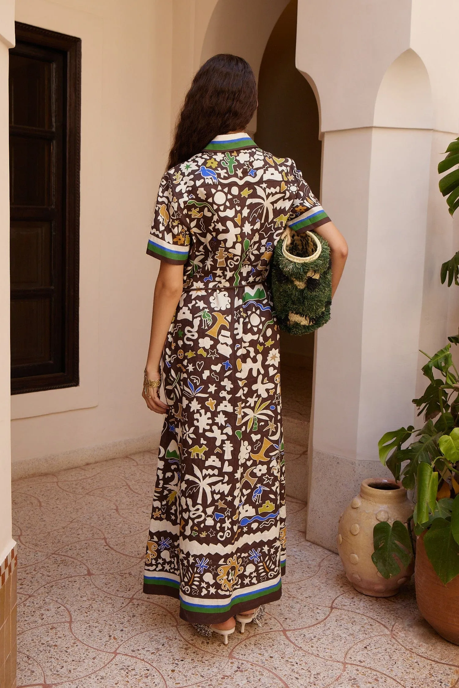 MAROC SHIRTDRESS sold by Alemais product image thumbnail 4