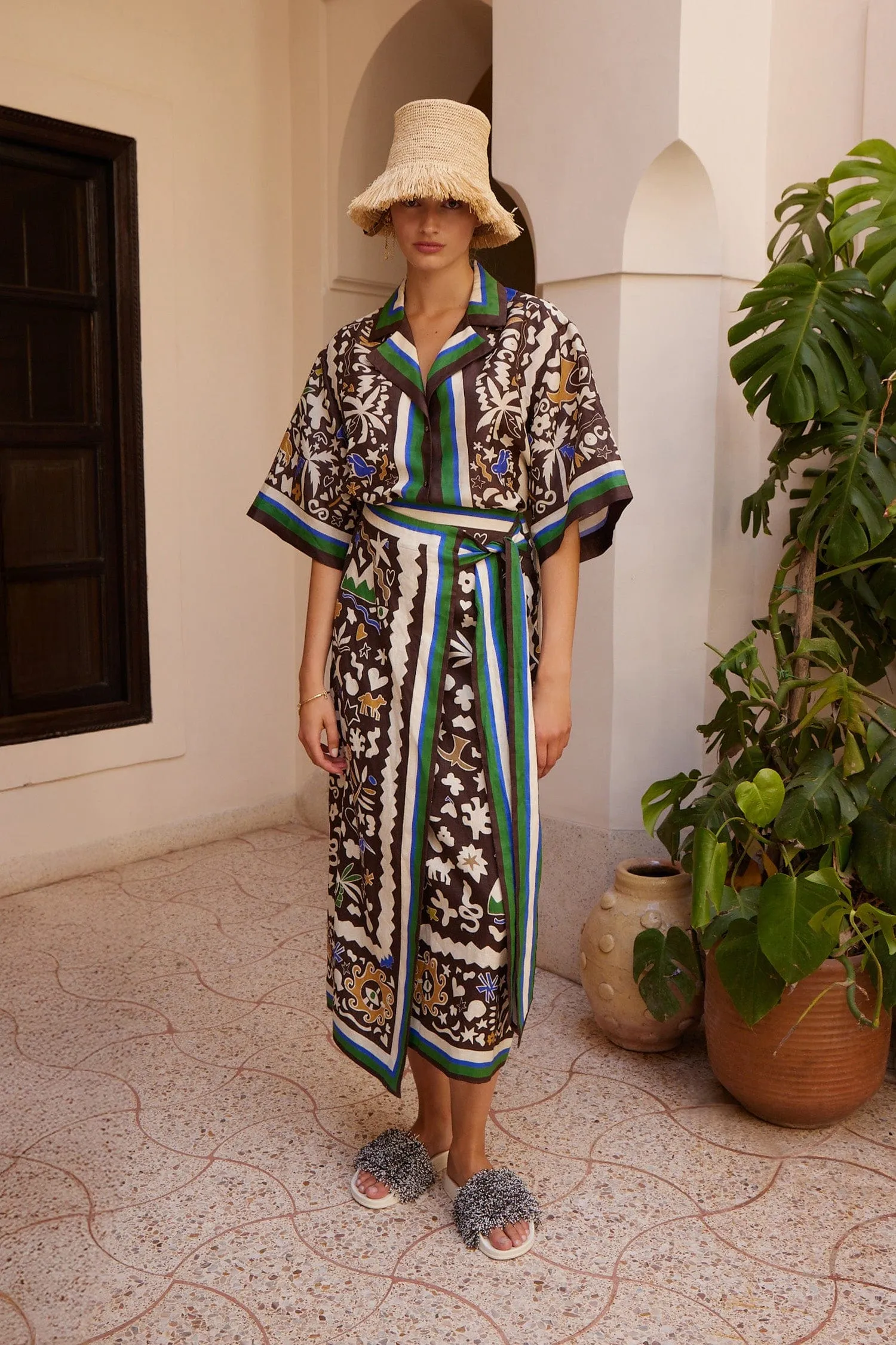 MAROC WRAP SKIRT sold by Alemais product image thumbnail 2