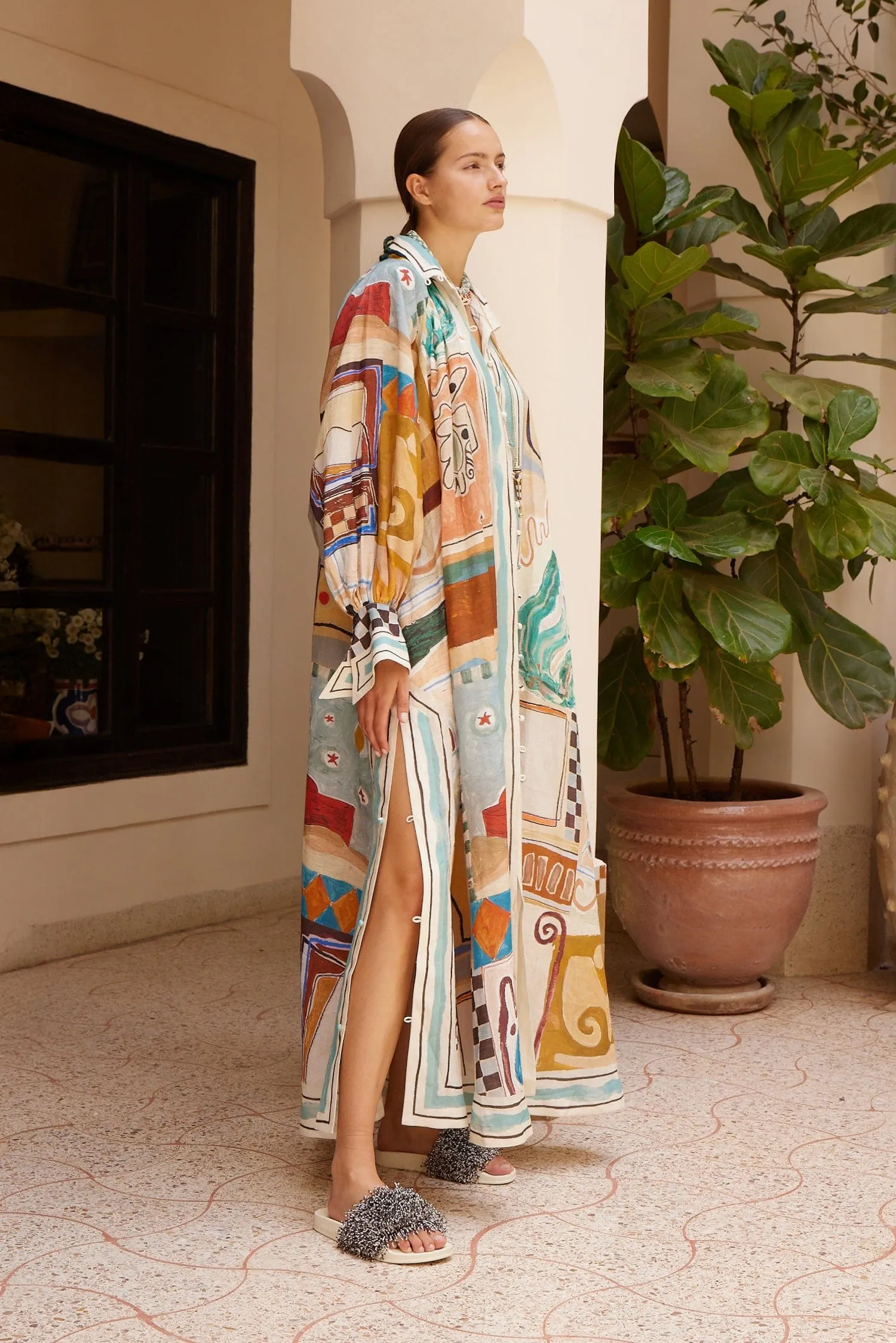 MICHELLE SHIRTDRESS sold by Alemais product image thumbnail 3