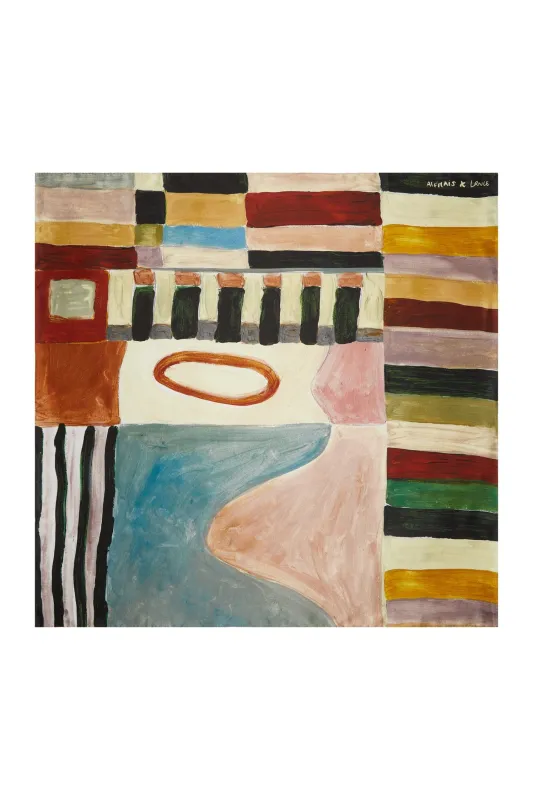 MICHELLE SILK SCARF sold by Alemais