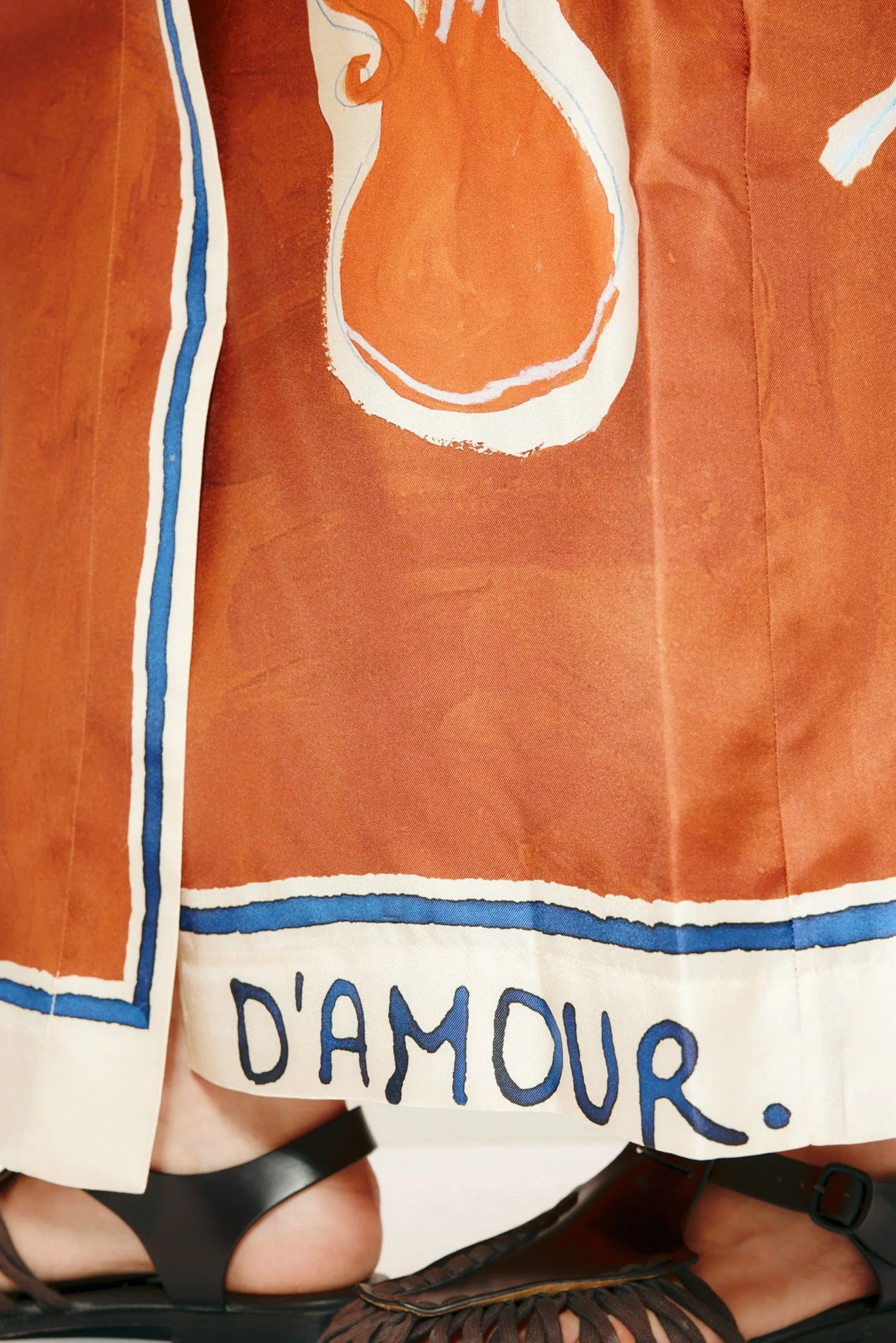 SOLEIL D'AMOUR SILK SARONG SKIRT sold by Alemais product image thumbnail 5