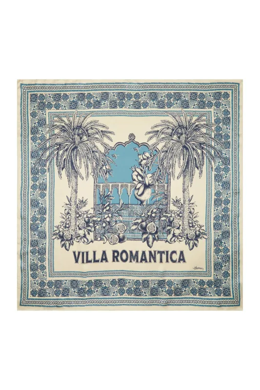 VILLA ROMANTICA SILK SCARF sold by Alemais