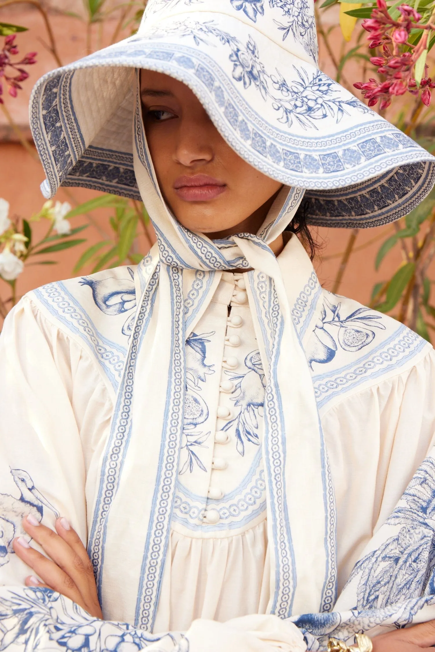 VILLA ROMANTICA WIDE BRIM SUNHAT sold by Alemais product image thumbnail 2