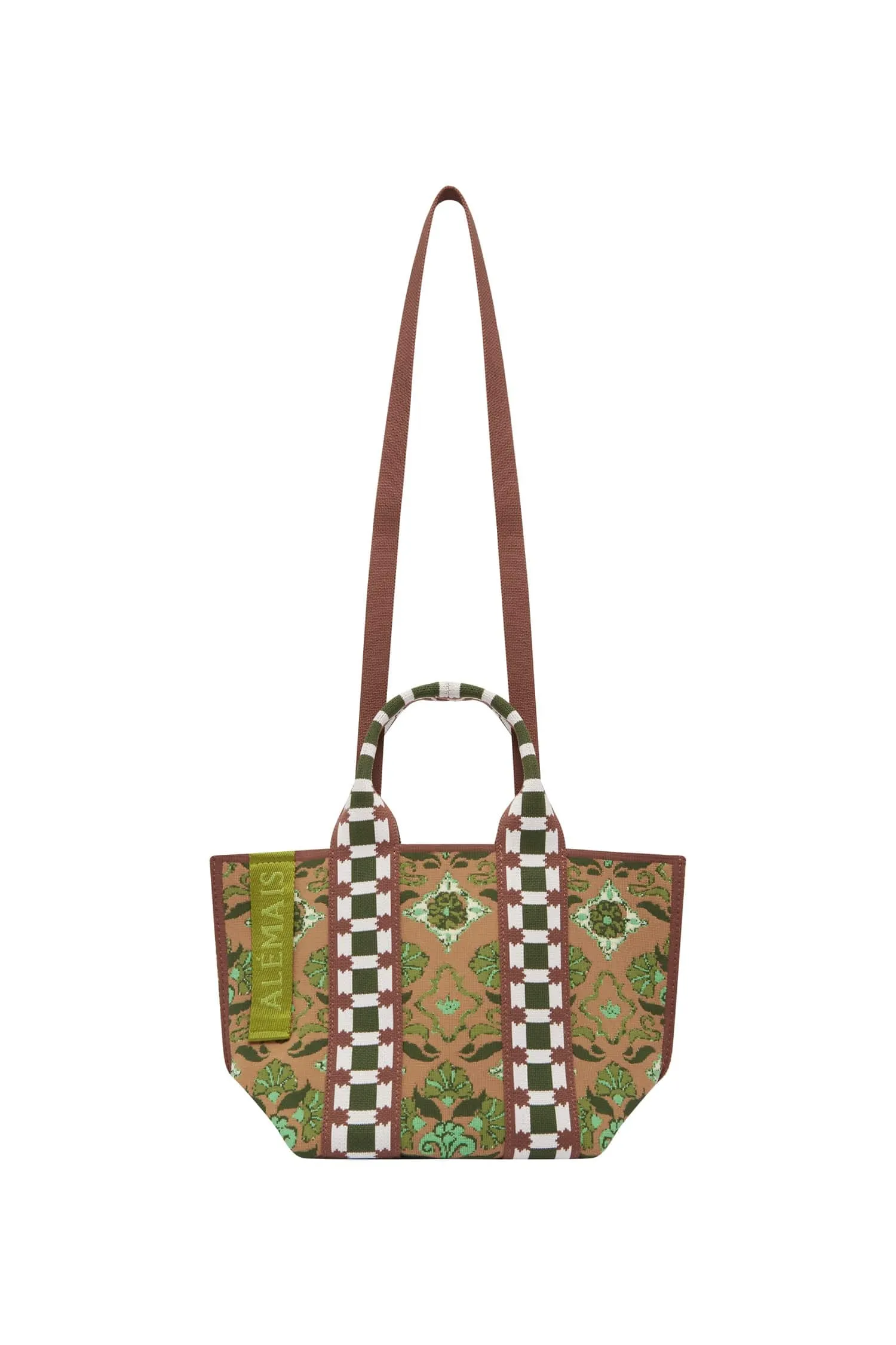 CECE JACQUARD MINI TOTE sold by Alemais