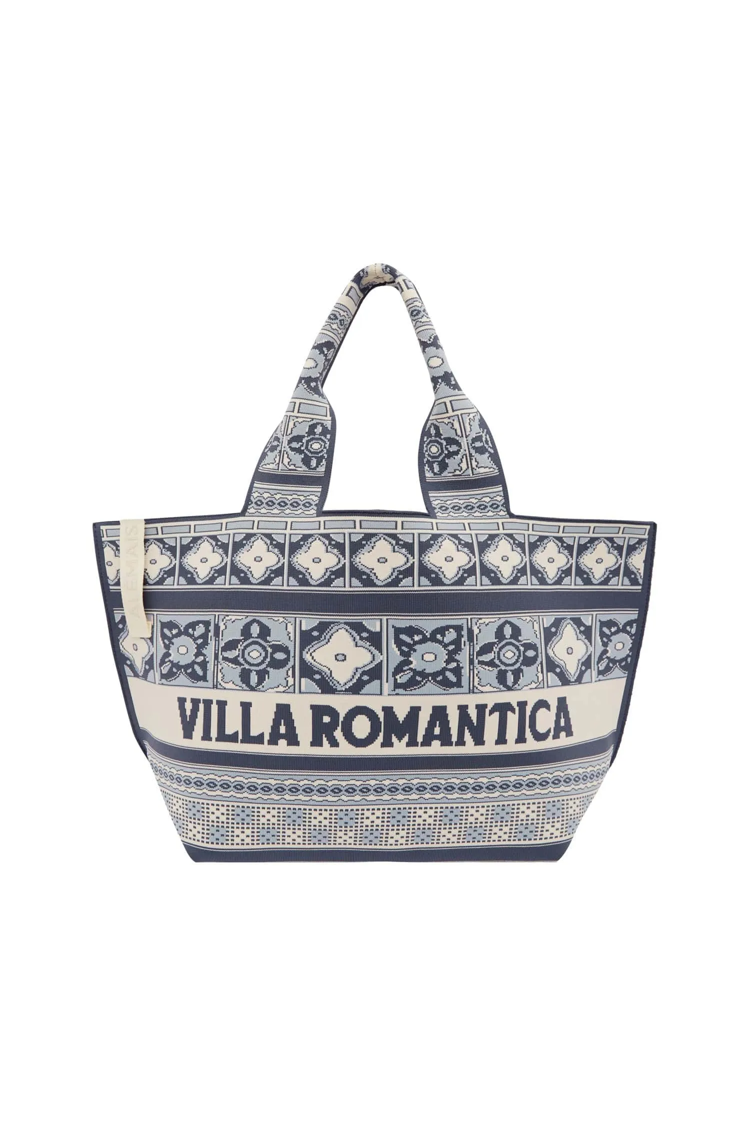 VILLA ROMANTICA JACQUARD MAXI TOTE sold by Alemais