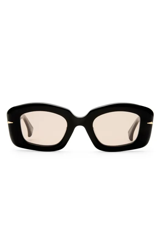 LE SPECS CELESTINA OBSIDIAN BLACK sold by Alemais