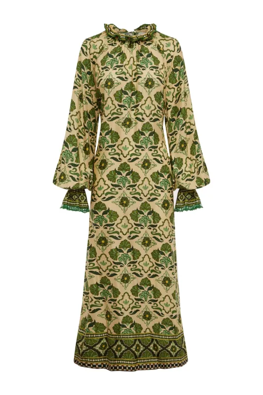 CECE SILK MIDI DRESS sold by Alemais