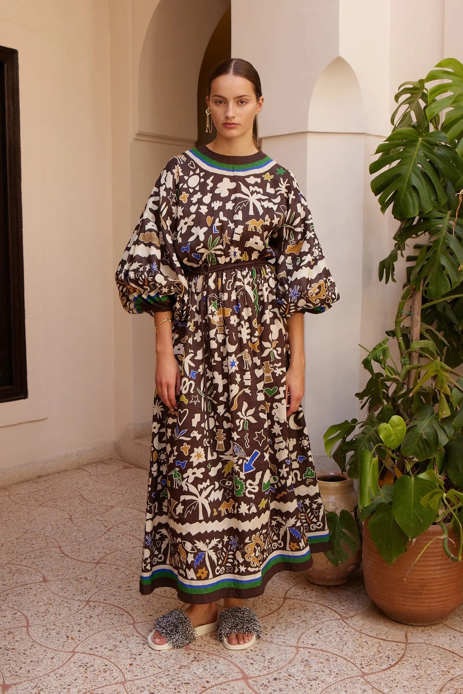 MAROC MIDI DRESS sold by Alemais product image thumbnail 2
