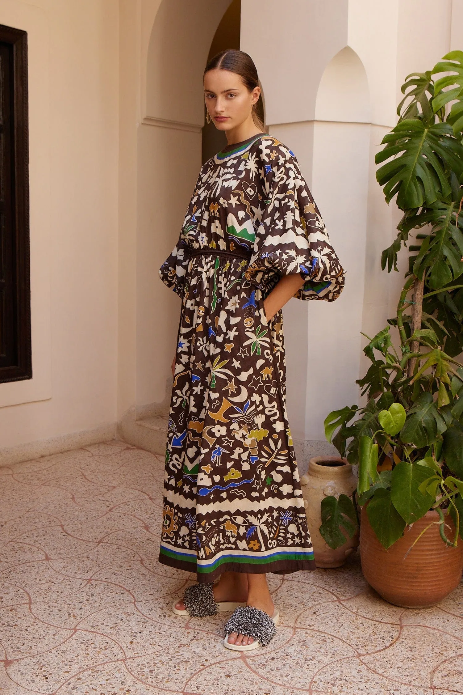 MAROC MIDI DRESS sold by Alemais product image thumbnail 3