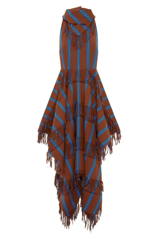 NOURA FRINGE MIDI DRESS sold by Alemais